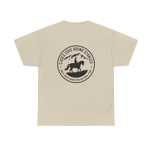 Cades Cove Rider in the Mountains