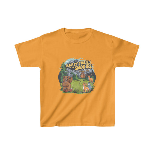 Great Smoky Mountains National Park Happy Trails Kids Heavy Cotton™ Tee