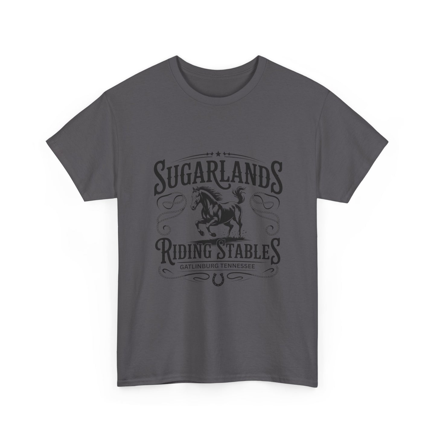 Sugarlands Riding Stables T-Shirt – Western Horse Design Gatlinburg Tennessee