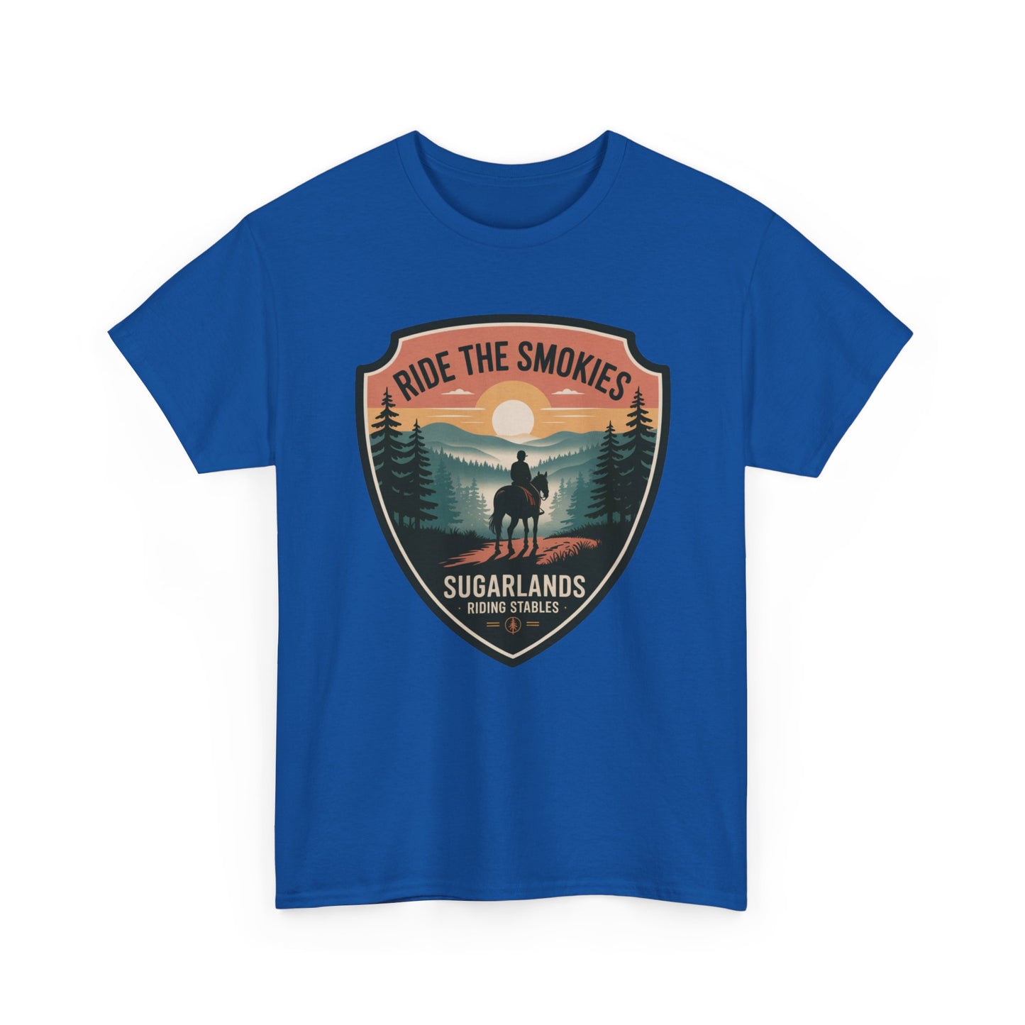 Ride The Smokies Sugarlands Riding Stables Shirt – Great Smoky Mountains Horseback Riding Tee