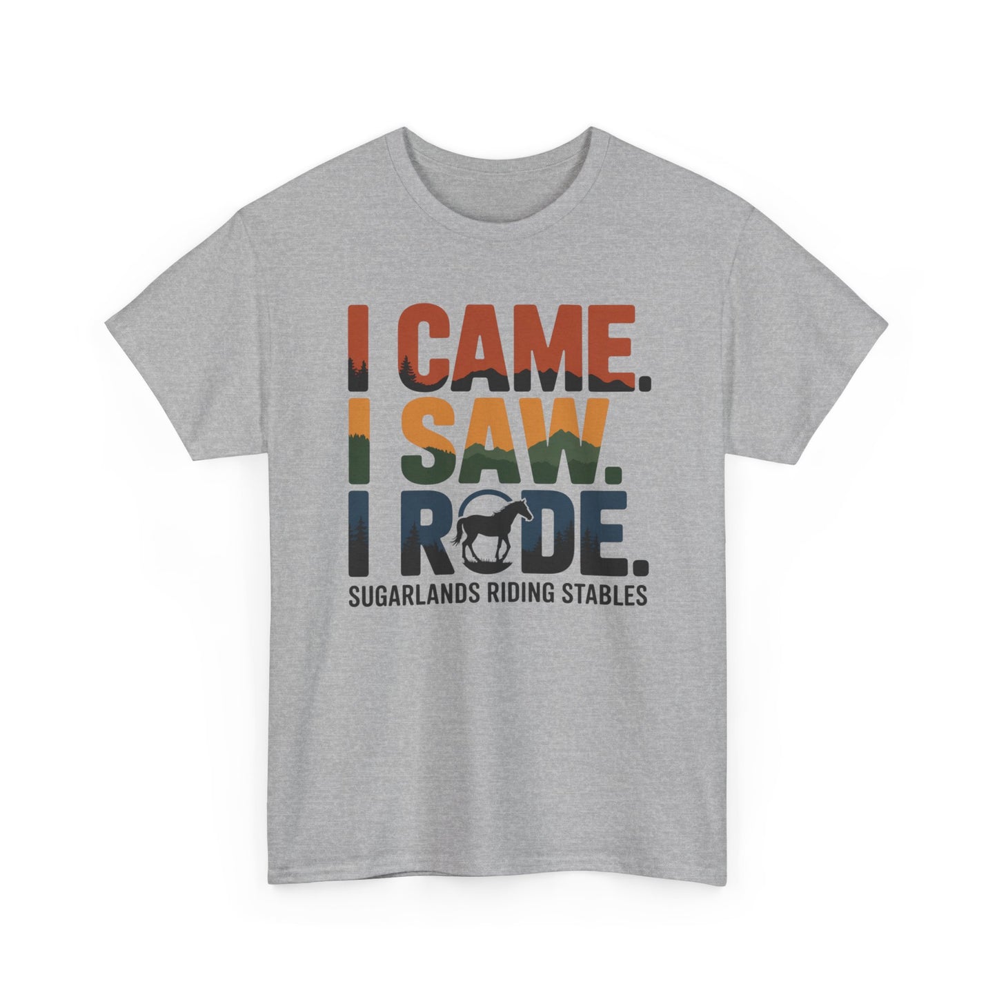 I Came. I Saw. I Rode. Horseback Riding T‑Shirt