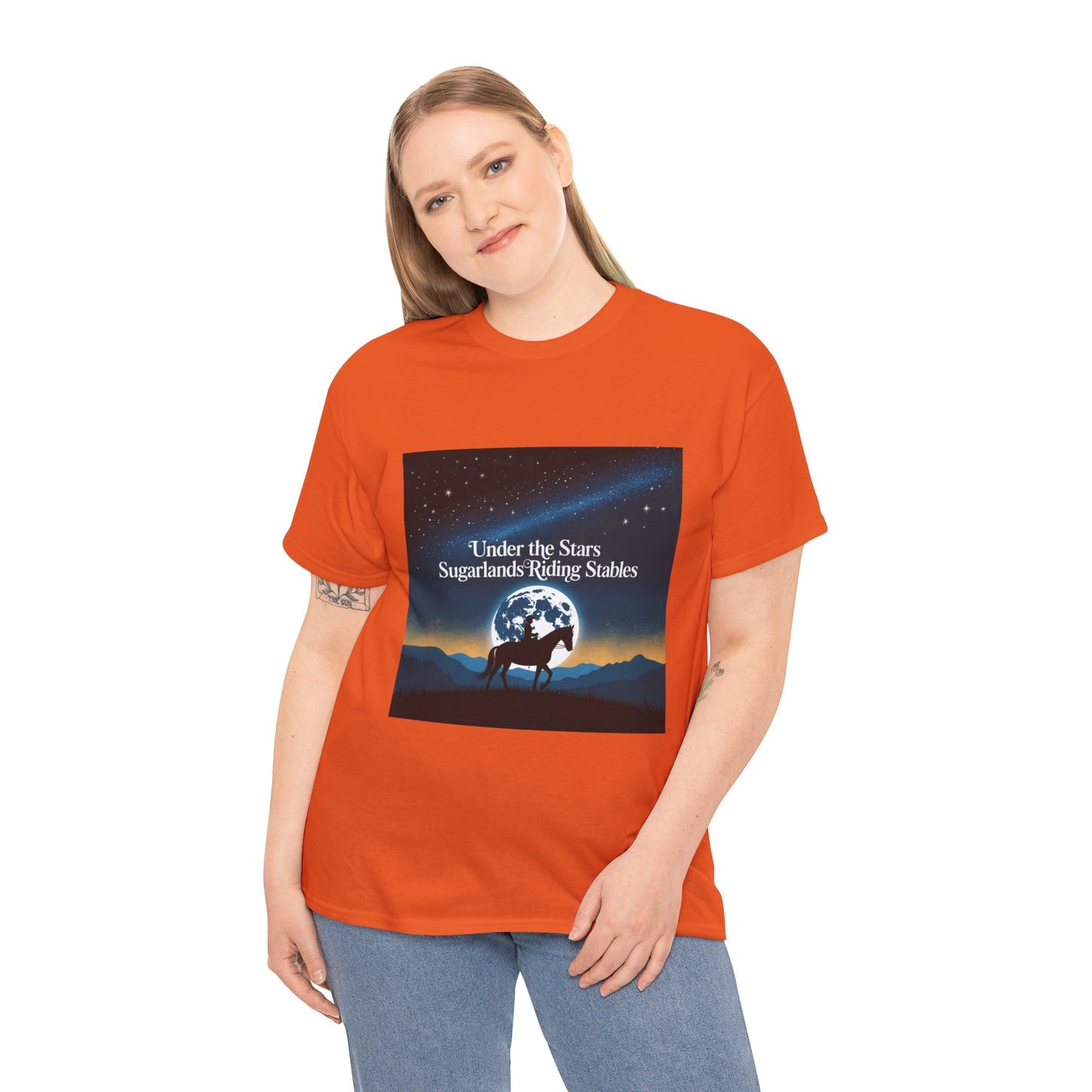 Under the Stars T-Shirt – Sugarlands Riding Stables Gatlinburg Smoky Mountains Horseback Tee
