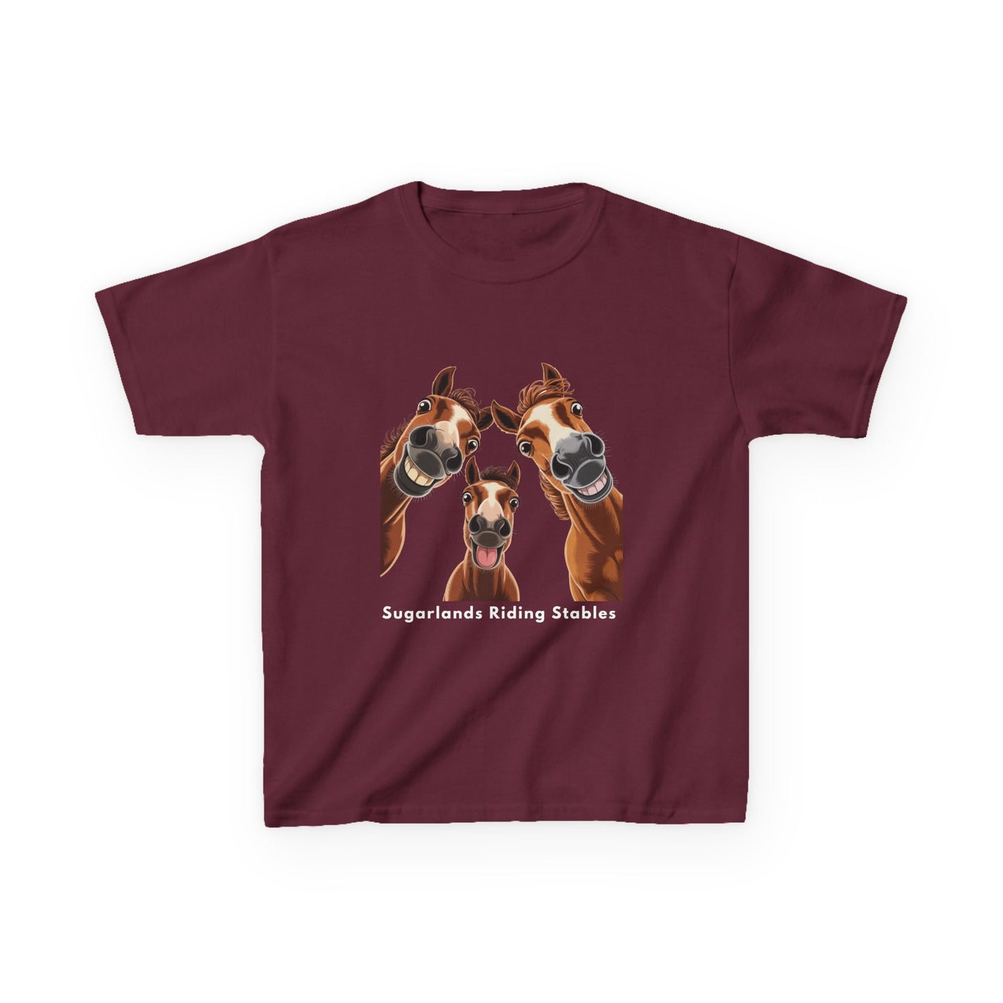 Happy Herd Crew – Funny Horse Faces Sugarlands Riding Stables Shirt