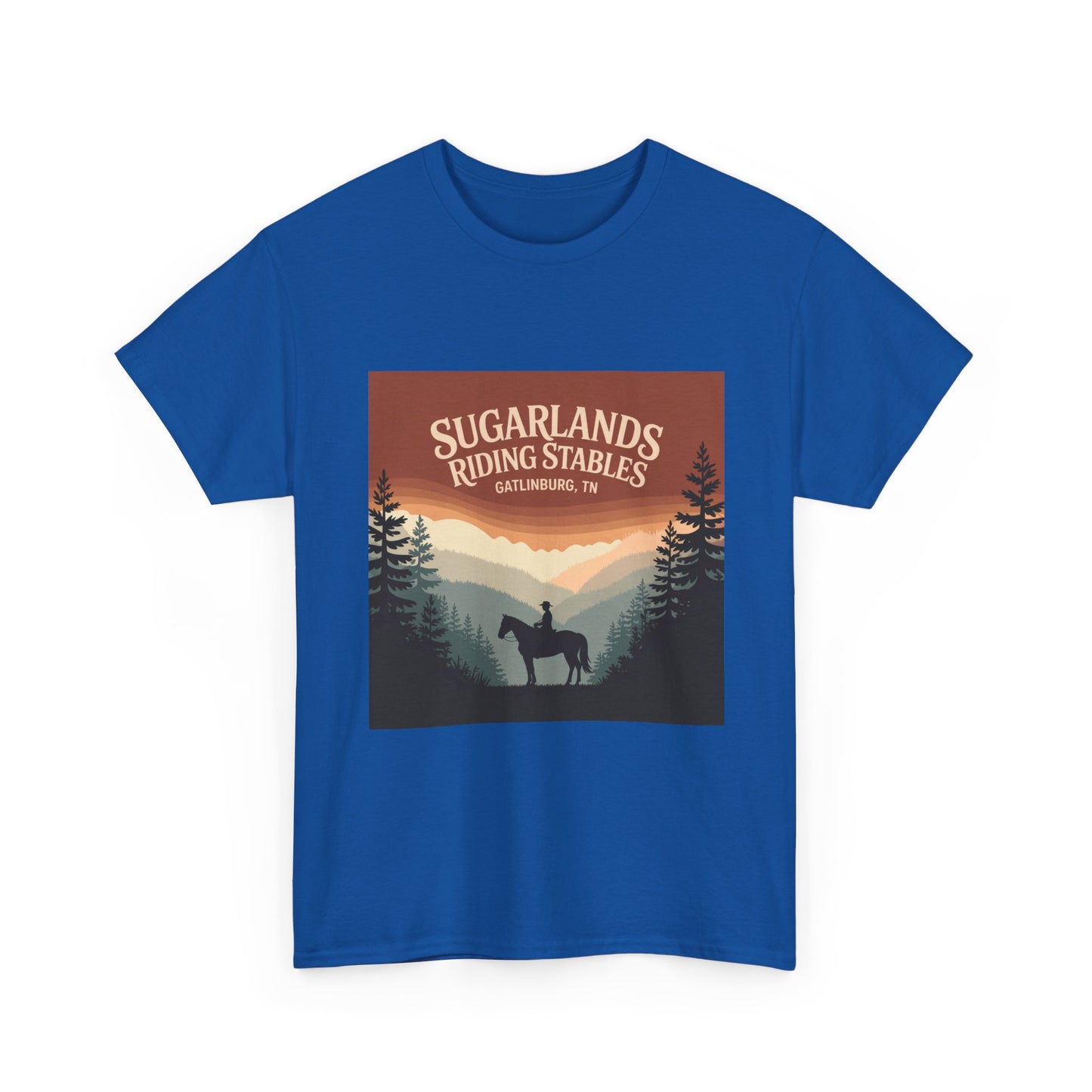 Sugarlands Riding Stables T-Shirt – Gatlinburg Tennessee Smoky Mountains Horseback Tee