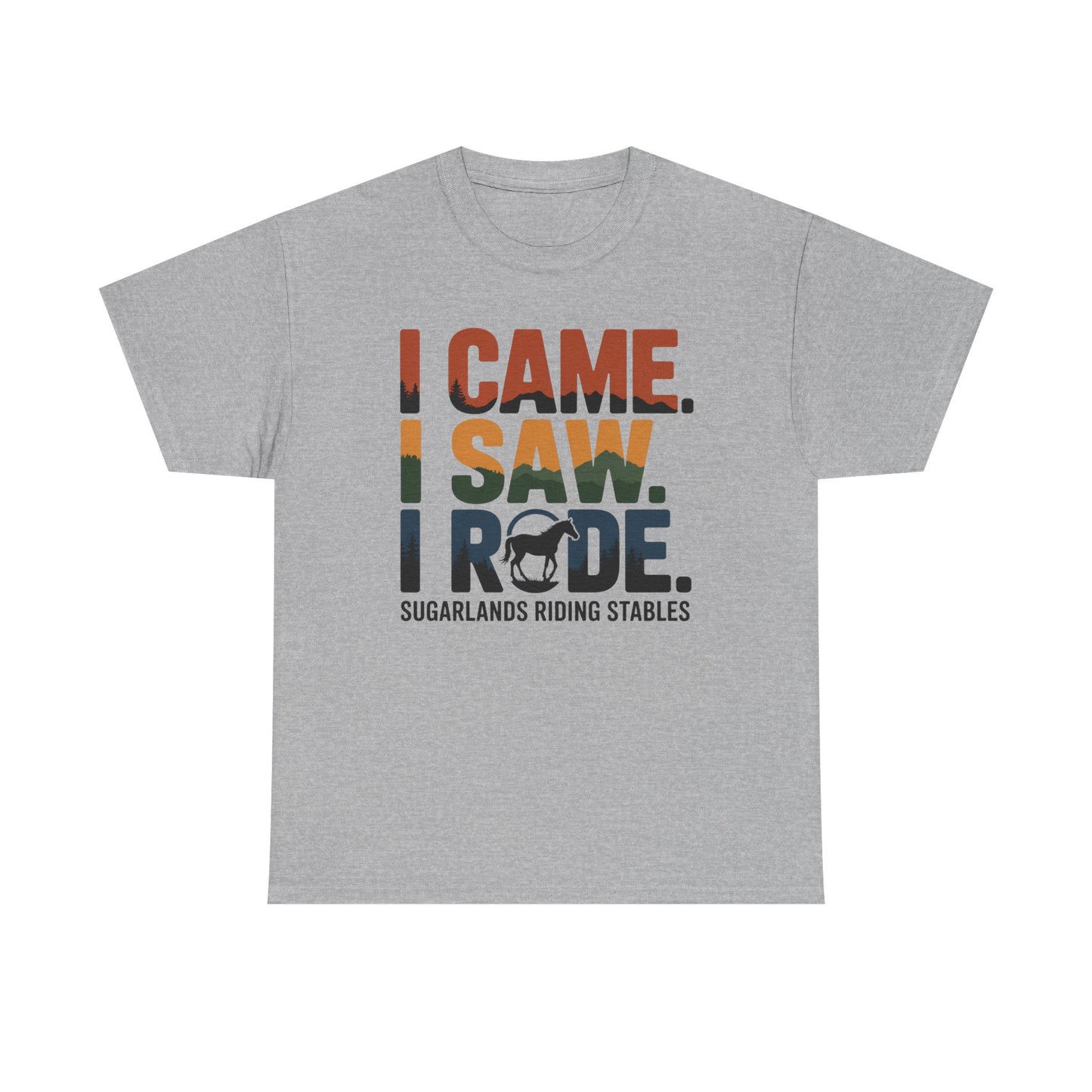 I Came. I Saw. I Rode. Horseback Riding T‑Shirt