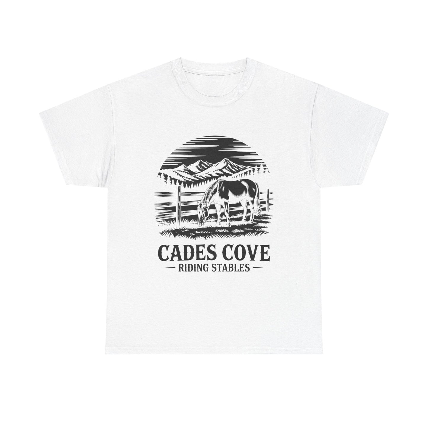 Cades Cove Riding Stables Mountain Horse Shirt – Smoky Mountains Horse Lover Tee