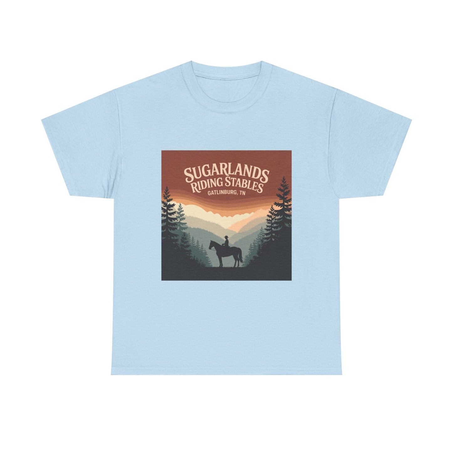 Sugarlands Riding Stables T-Shirt – Gatlinburg Tennessee Smoky Mountains Horseback Tee