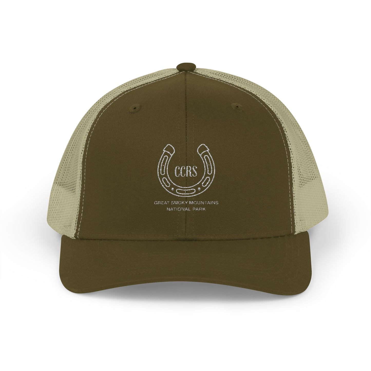 Cades Cove Riding Stables Horseshoe Snapback Trucker Cap