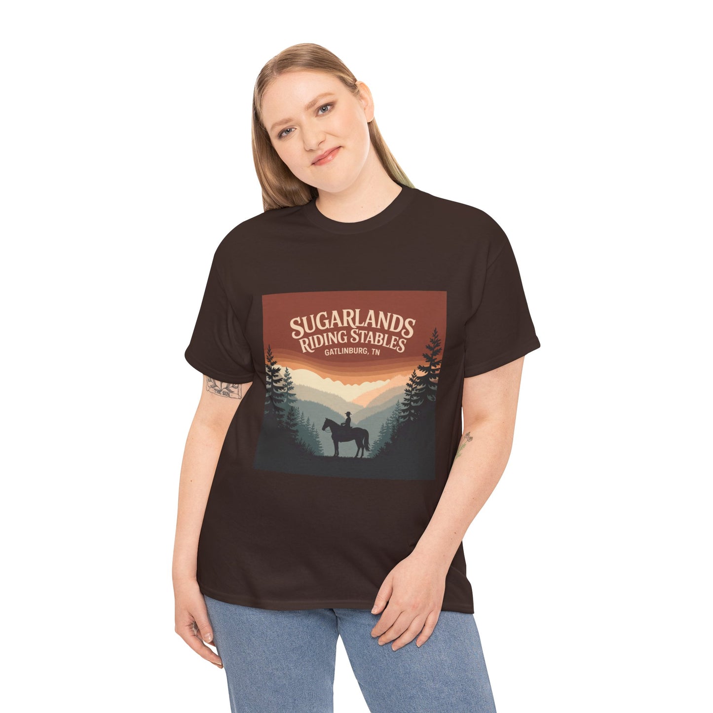 Sugarlands Riding Stables T-Shirt – Gatlinburg Tennessee Smoky Mountains Horseback Tee