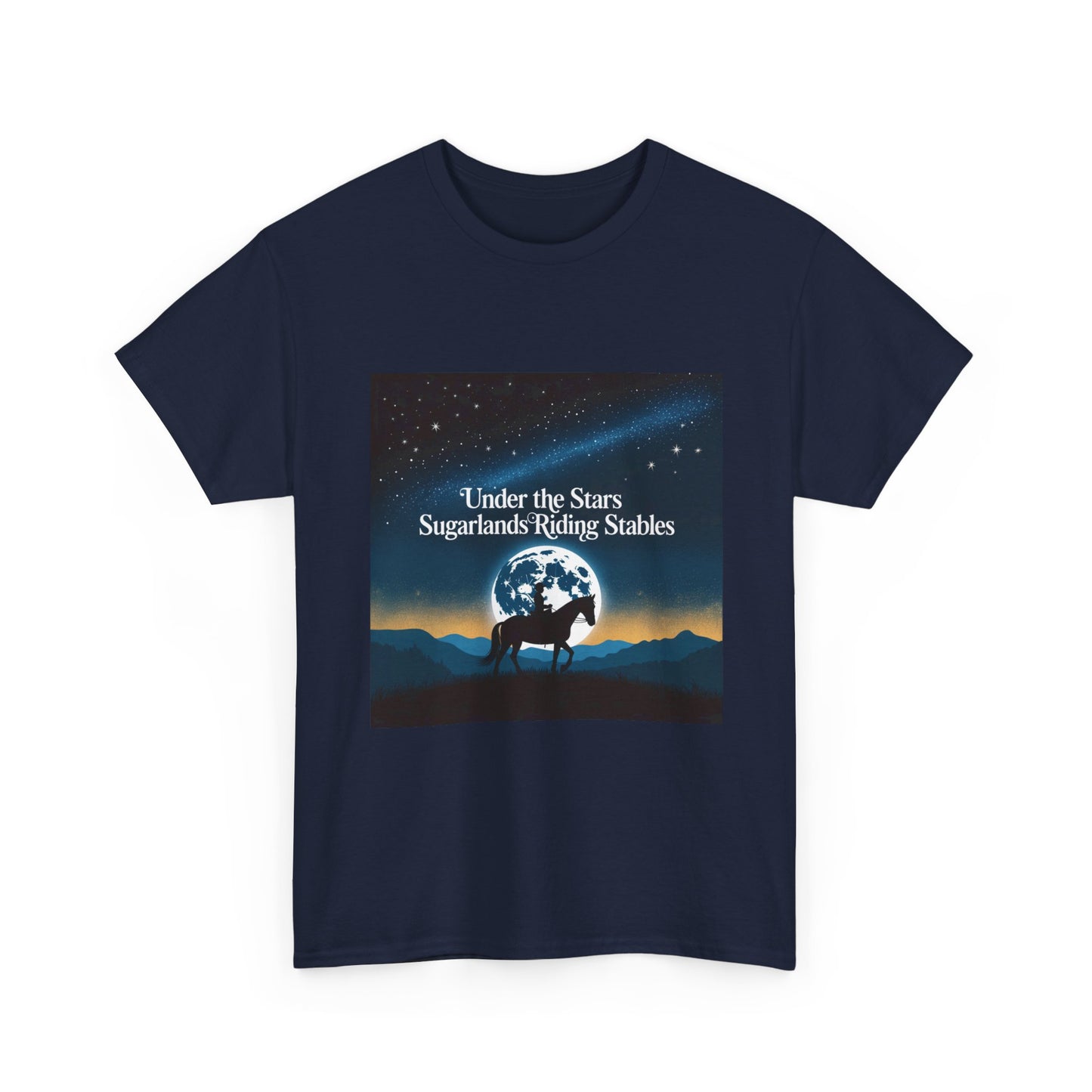 Under the Stars T-Shirt – Sugarlands Riding Stables Gatlinburg Smoky Mountains Horseback Tee