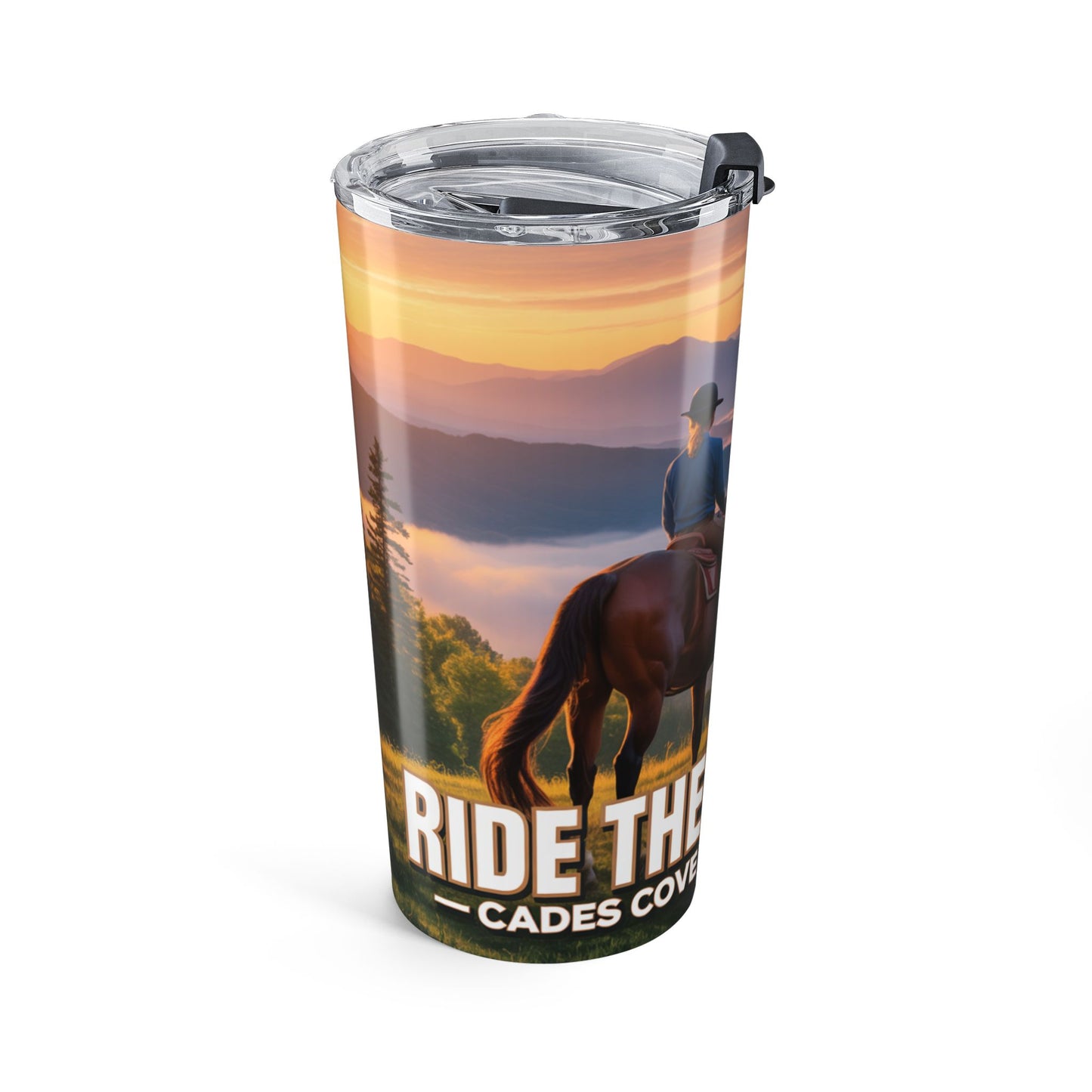 Cades Cove Ride the Smokies Tumbler 20oz