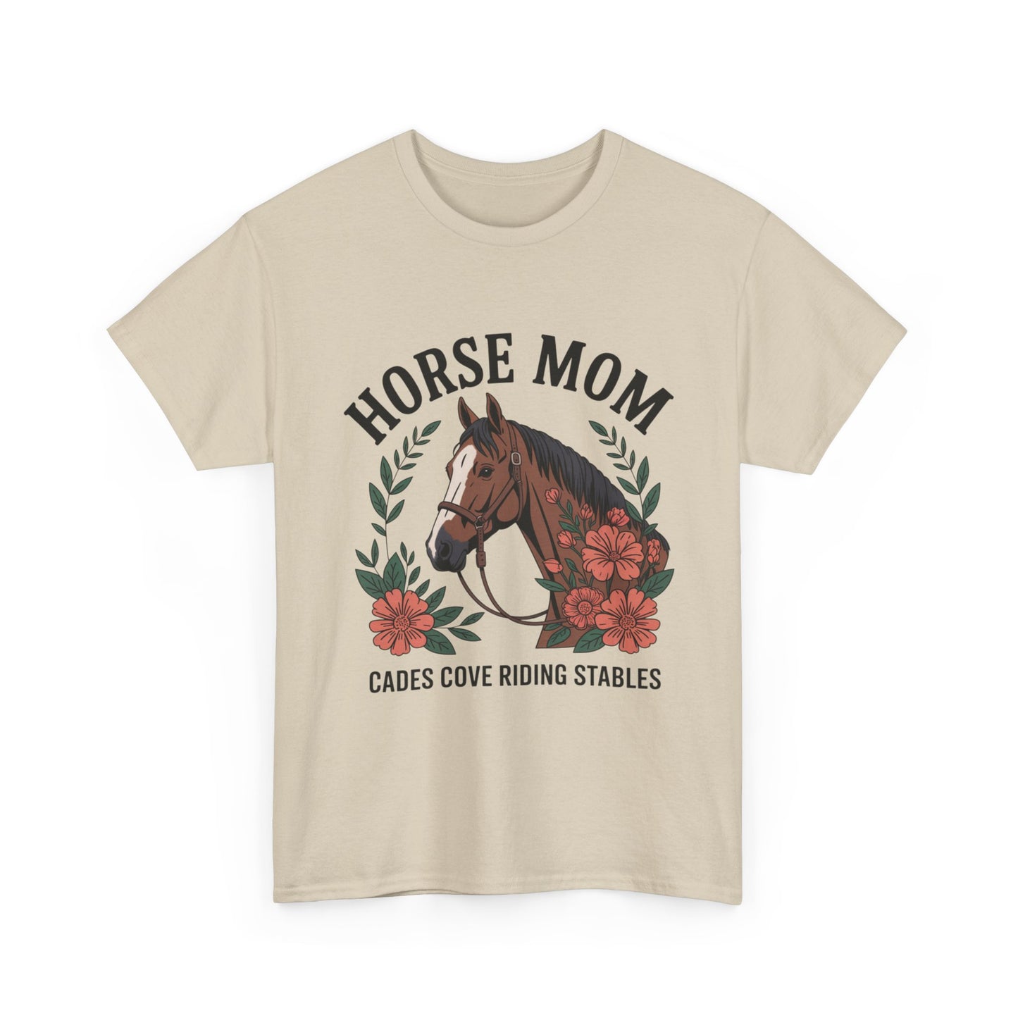 Horse Mom Cades Cove Riding Stables Shirt – Floral Horse Lover Smoky Mountains Tee