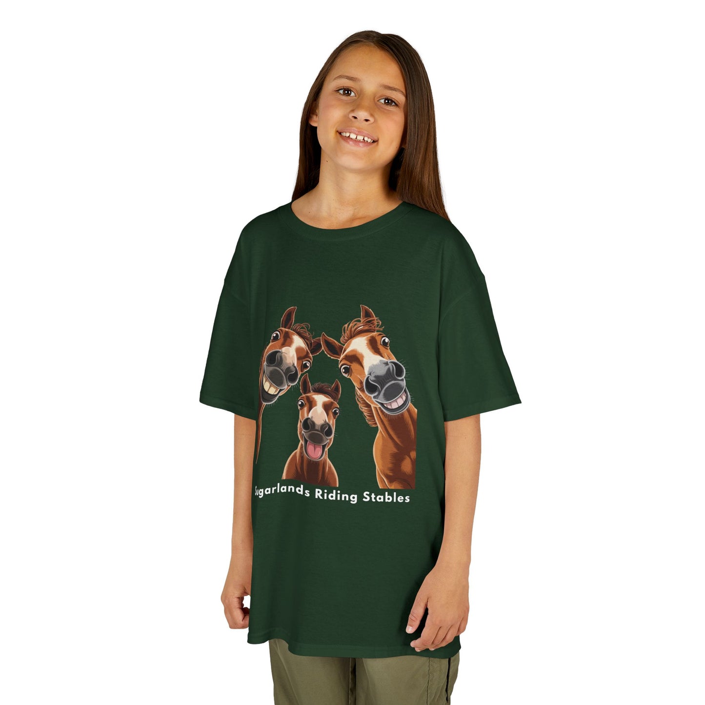 Happy Herd Crew – Funny Horse Faces Sugarlands Riding Stables Shirt