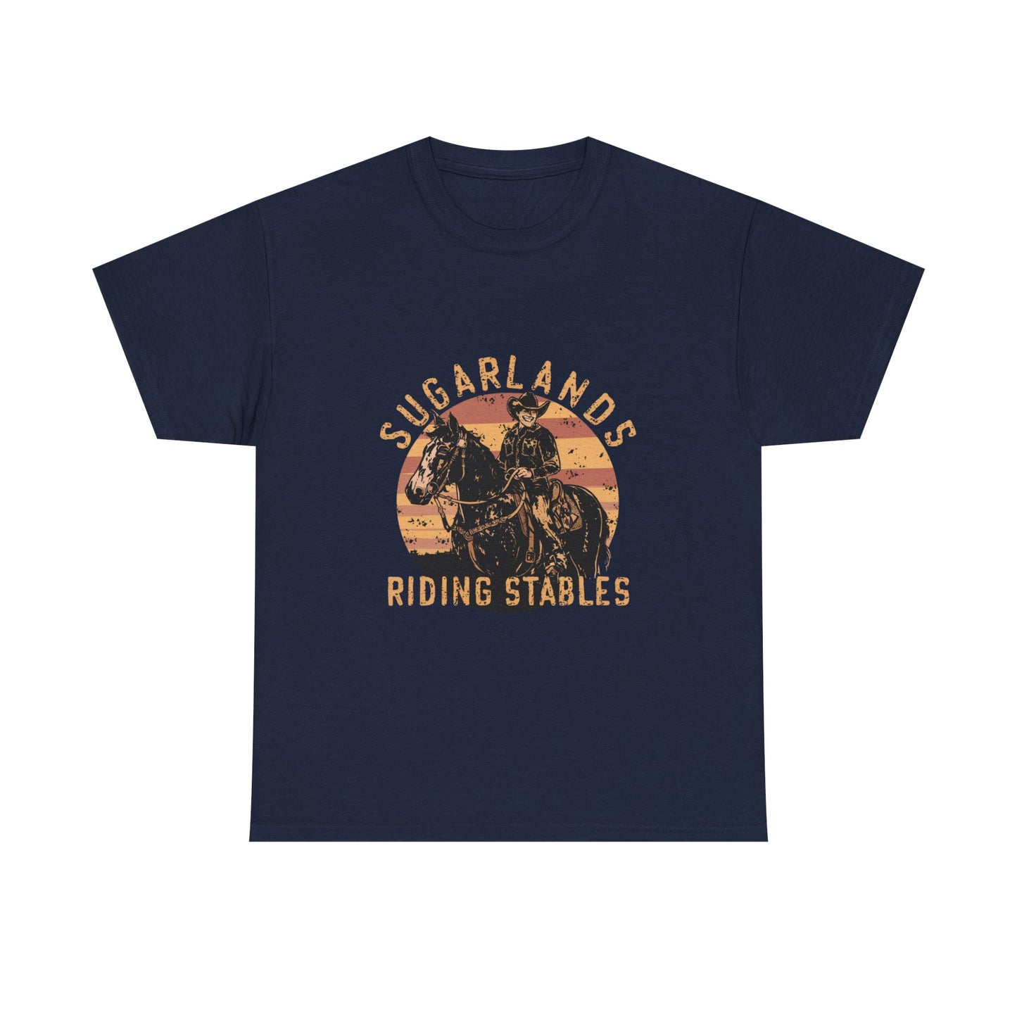 Sugarlands Riding Stables Cowboy Unisex Heavy Cotton Tee