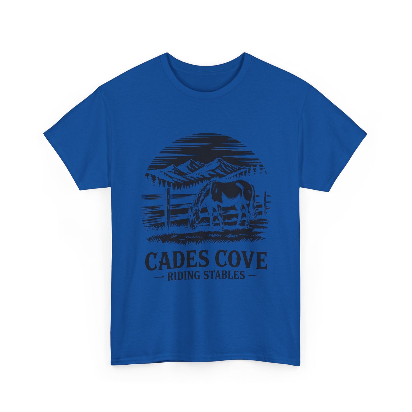 Cades Cove Riding Stables Mountain Horse Shirt – Smoky Mountains Horse Lover Tee