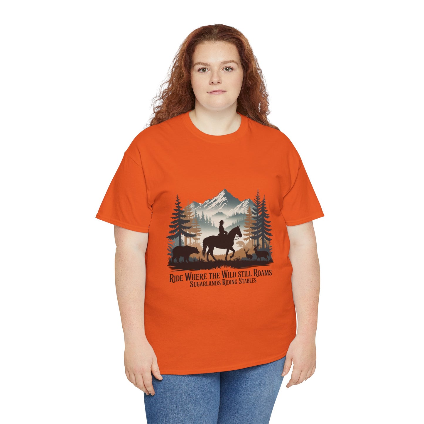 Ride Where the Wild Still Roams T-Shirt – Sugarlands Riding Stables Gatlinburg Tennessee Wildlife Tee