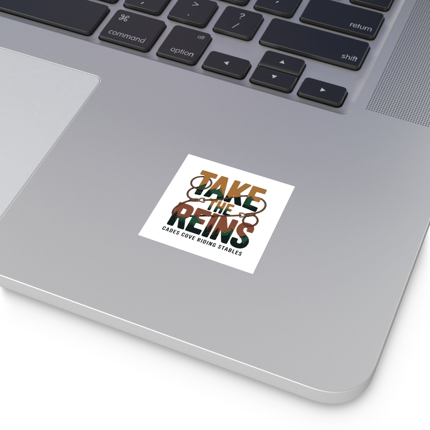 Take the Reins Sticker – Cades Cove Riding Stables Smoky Mountains Western Decal