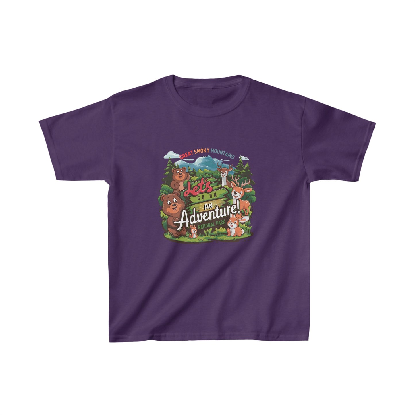 Great Smoky Mountains National Park Lets Go Kids Heavy Cotton™ Tee