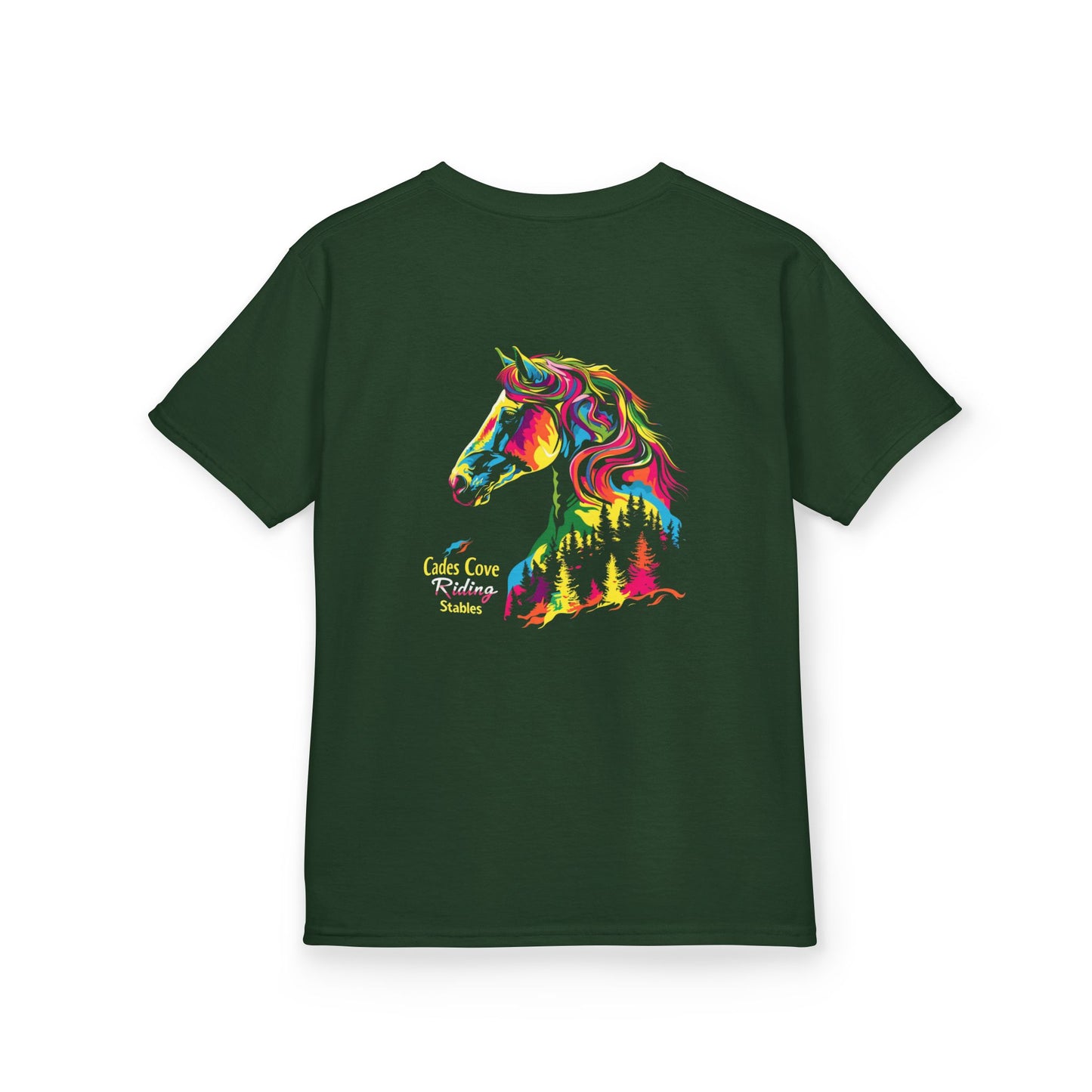 Cades Cove Riding Stables Horsehead Kids Heavy Cotton™ Tee