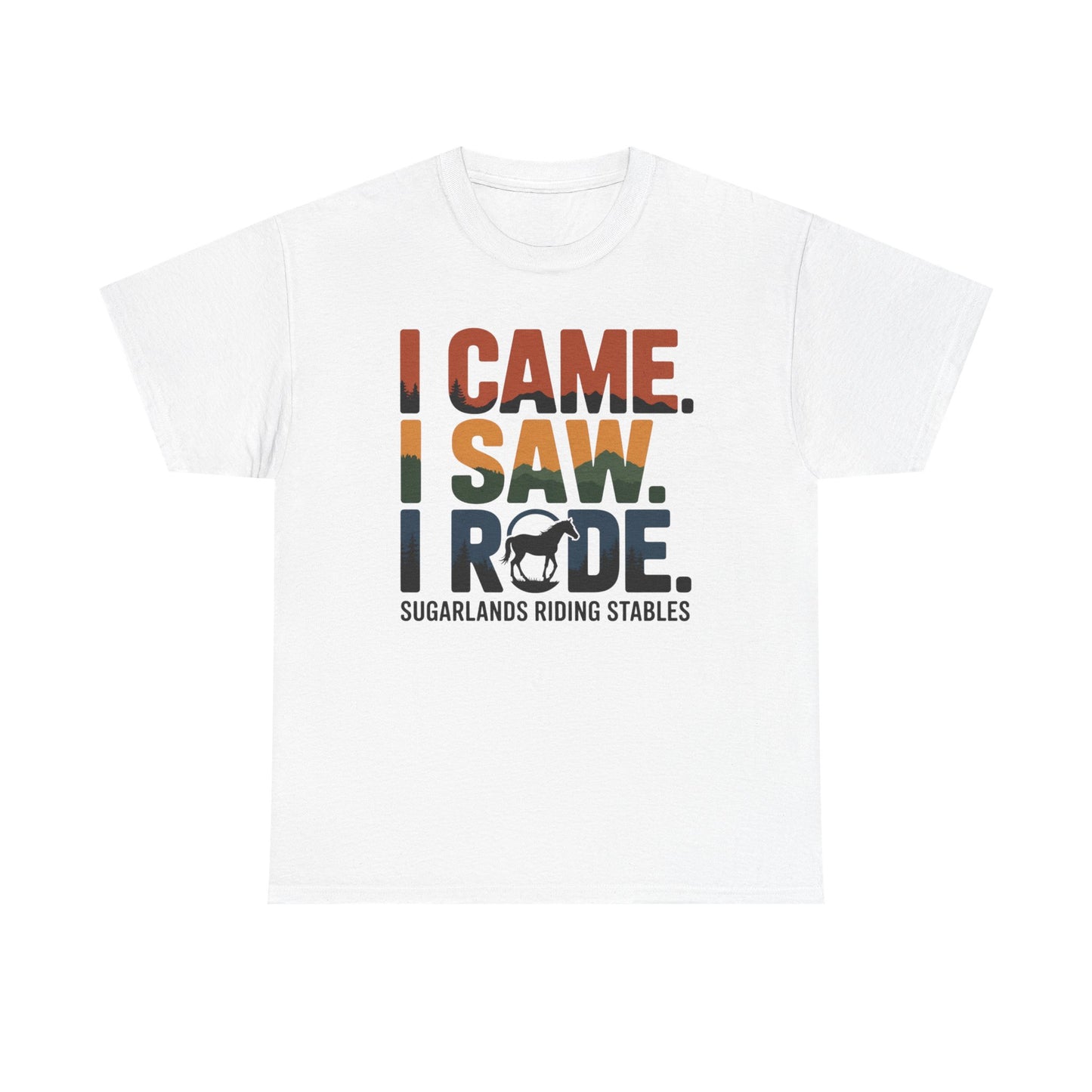 I Came. I Saw. I Rode. Horseback Riding T‑Shirt
