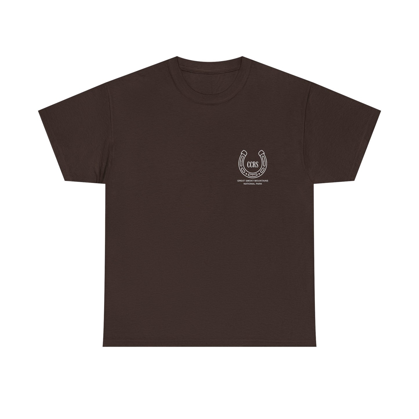 Cades Cove Riding Stables River Horse Unisex Heavy Cotton Tee
