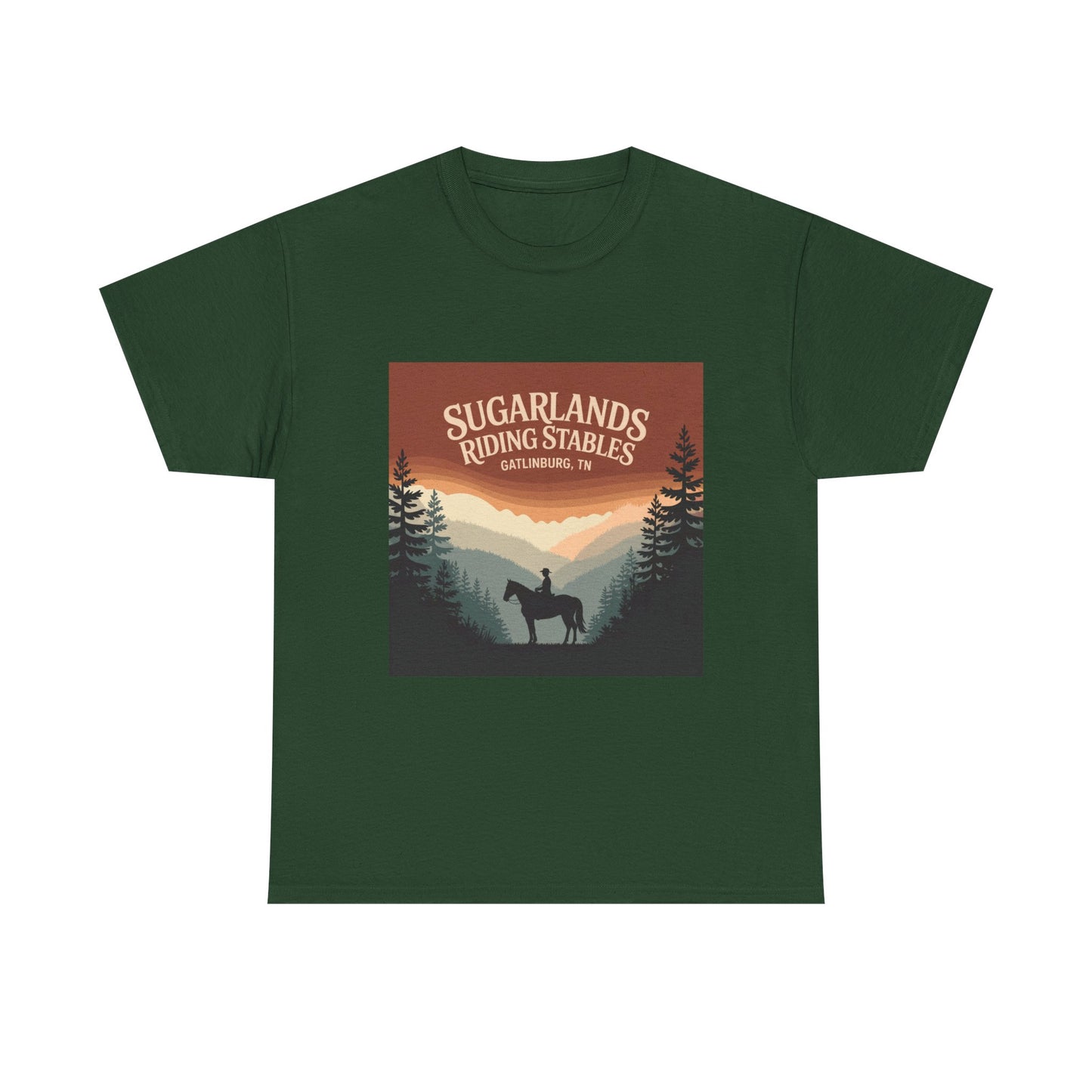 Sugarlands Riding Stables T-Shirt – Gatlinburg Tennessee Smoky Mountains Horseback Tee