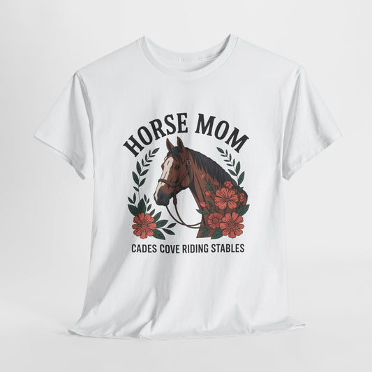 Horse Mom Cades Cove Riding Stables Shirt – Floral Horse Lover Smoky Mountains Tee