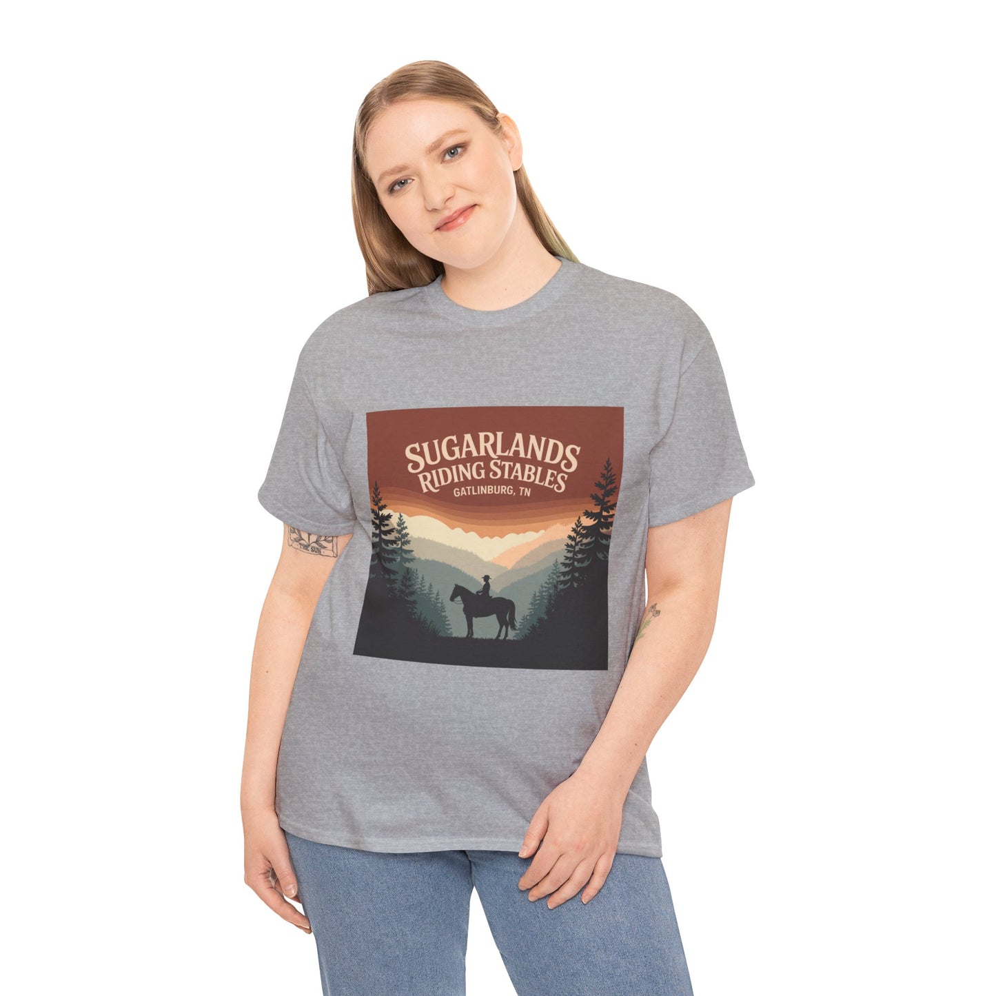 Sugarlands Riding Stables T-Shirt – Gatlinburg Tennessee Smoky Mountains Horseback Tee