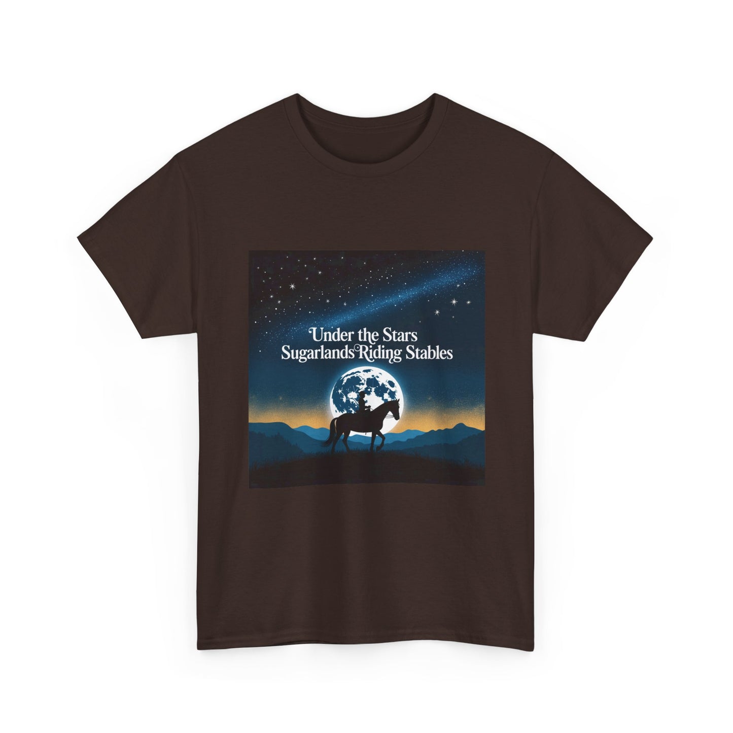 Under the Stars T-Shirt – Sugarlands Riding Stables Gatlinburg Smoky Mountains Horseback Tee
