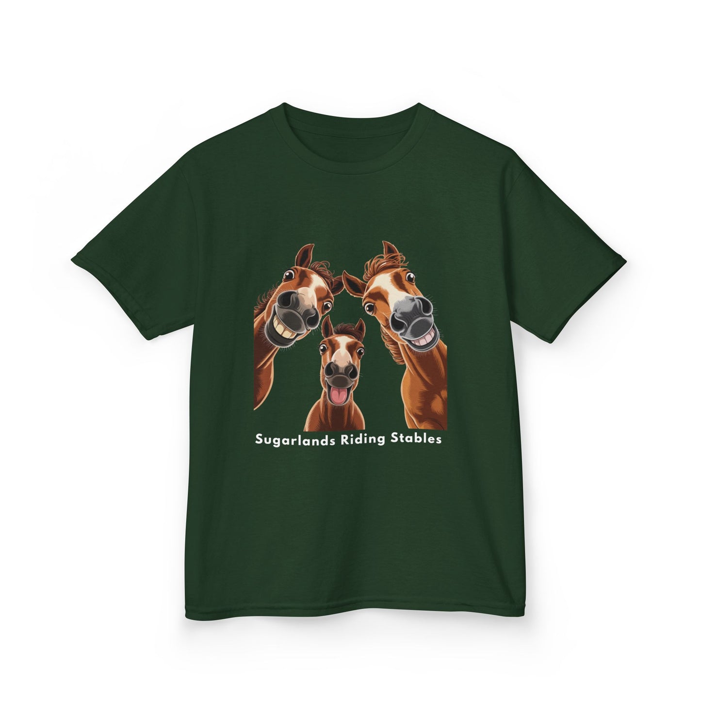 Happy Herd Crew – Funny Horse Faces Sugarlands Riding Stables Shirt