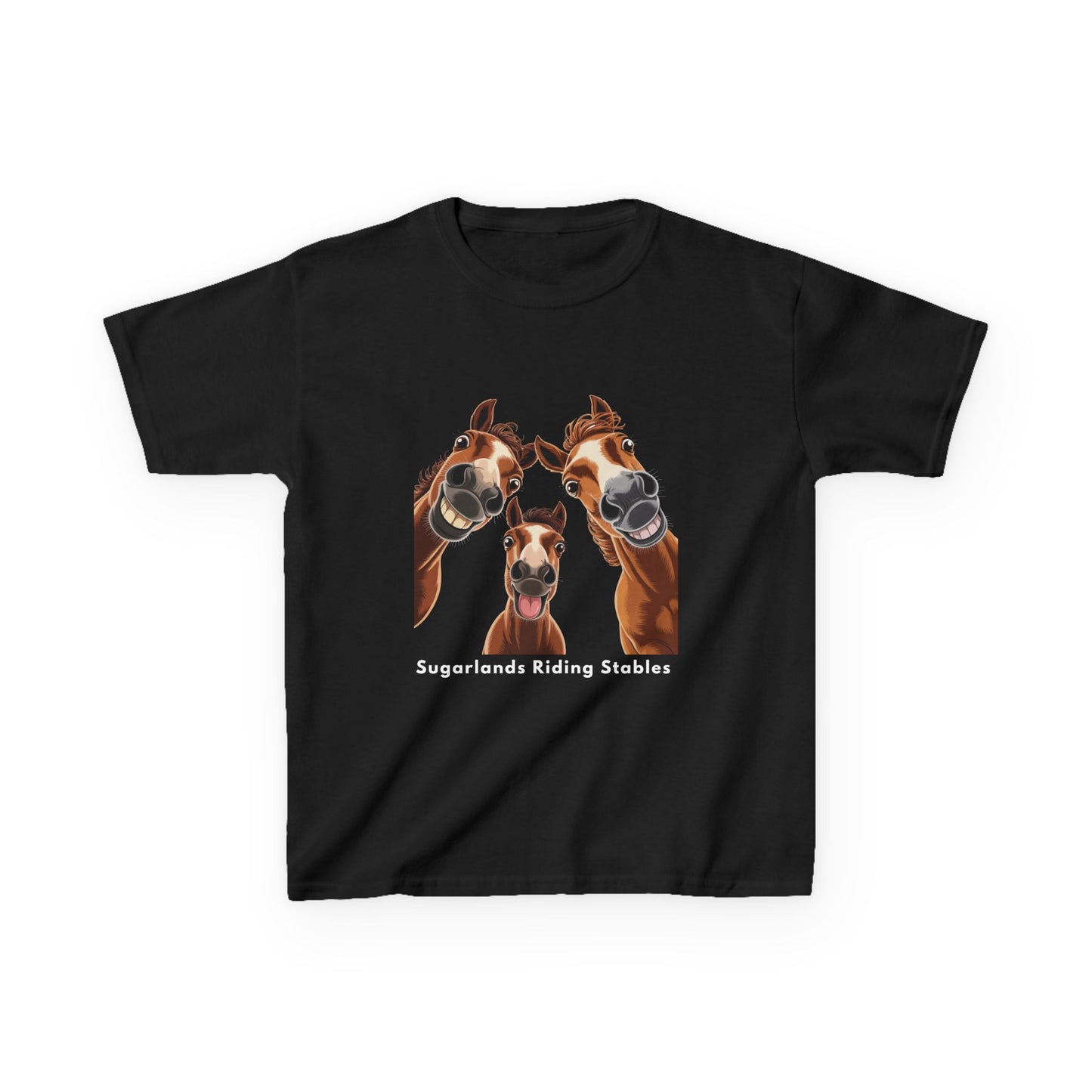 Happy Herd Crew – Funny Horse Faces Sugarlands Riding Stables Shirt