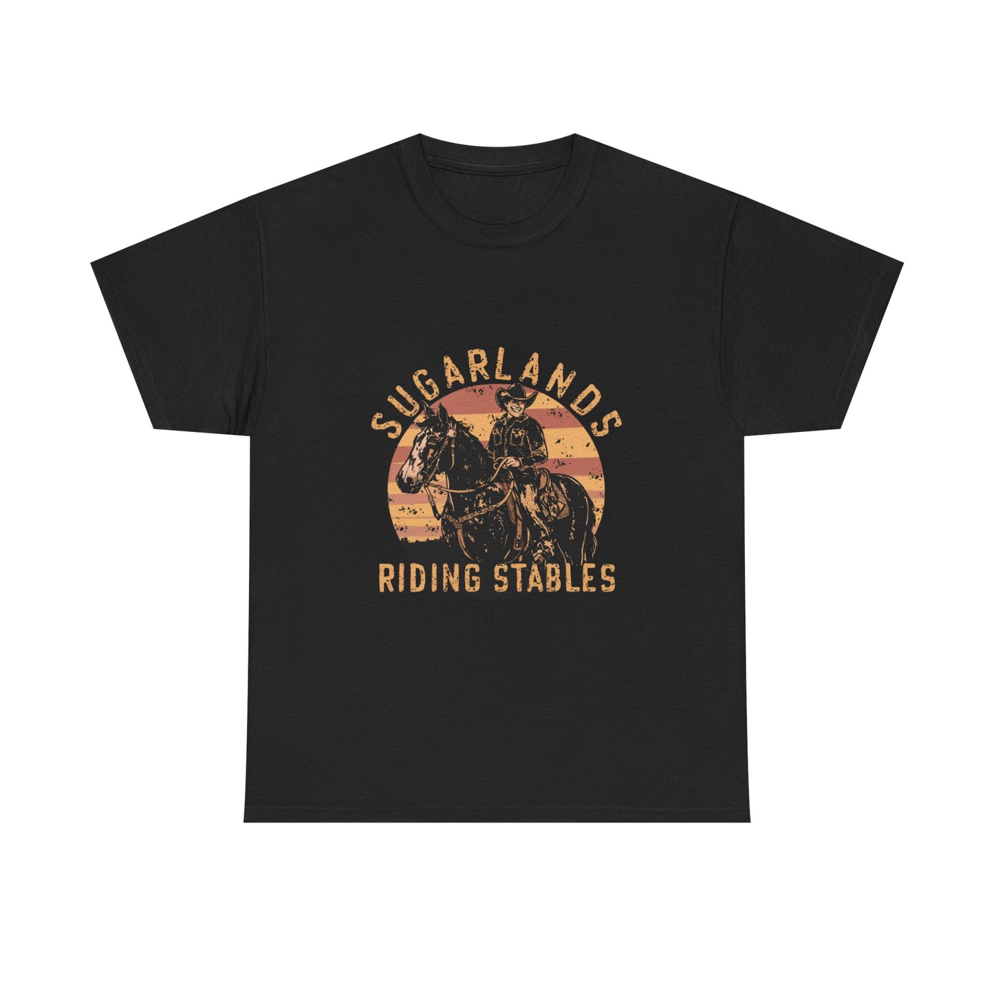 Sugarlands Riding Stables Cowboy Unisex Heavy Cotton Tee