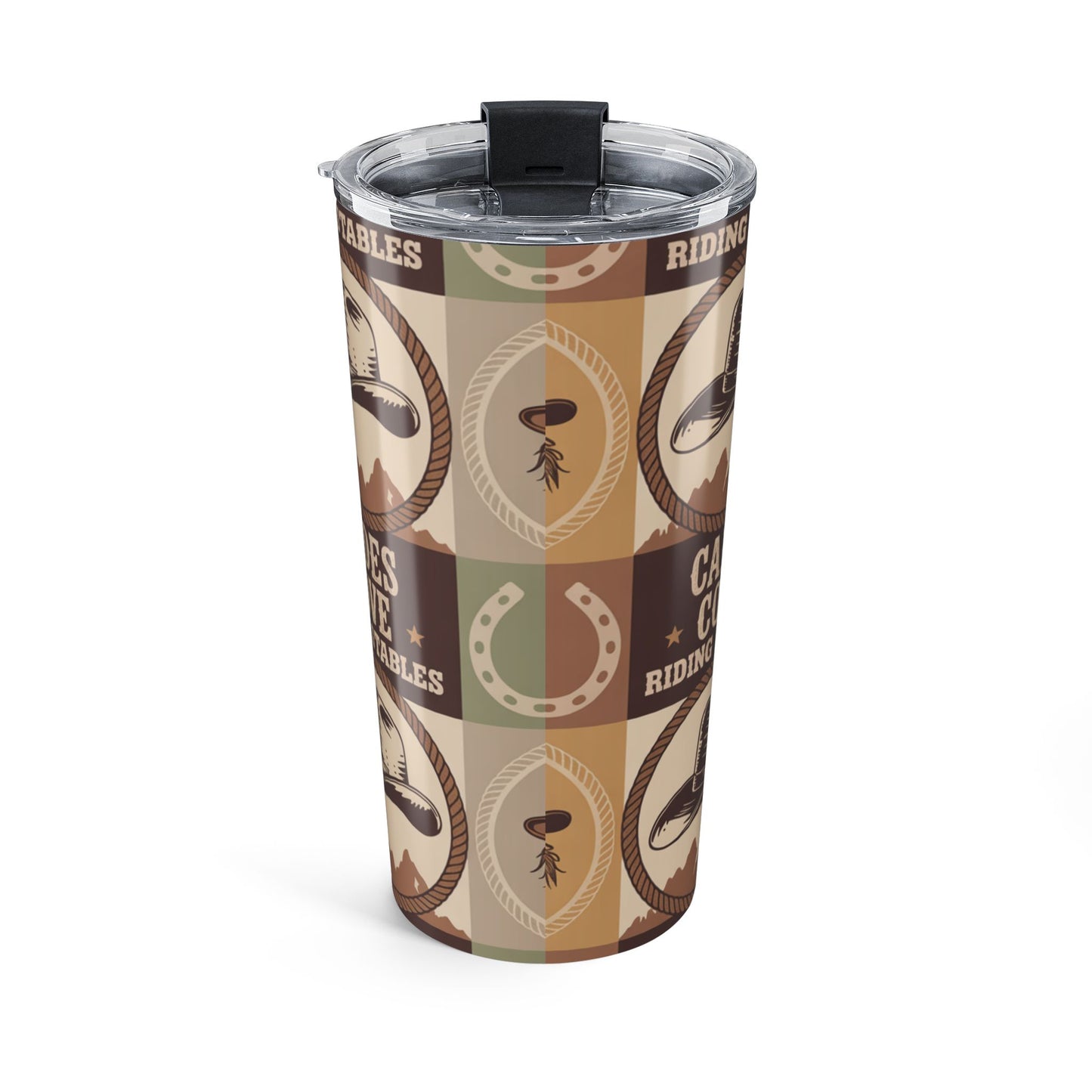 Cades Cove Ranch Life Patchwork Tumbler 20oz