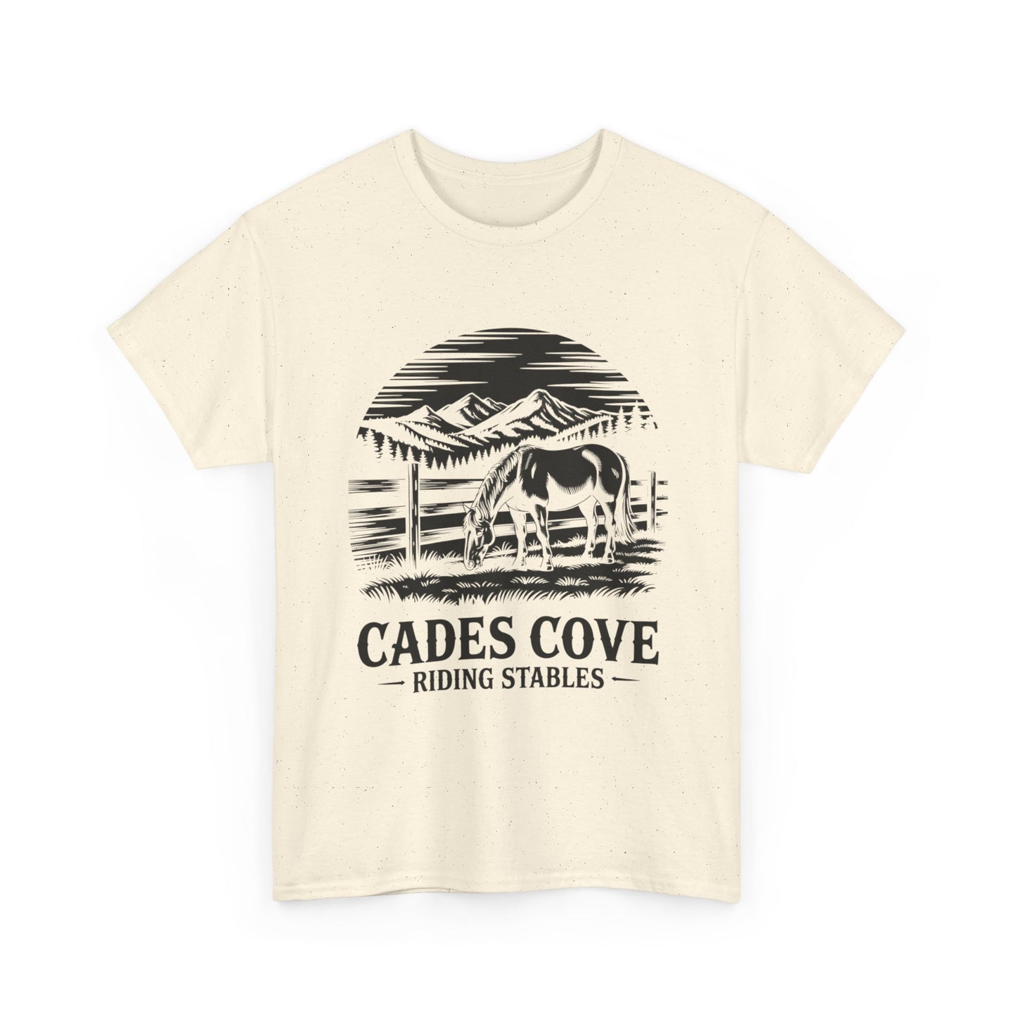 Cades Cove Riding Stables Mountain Horse Shirt – Smoky Mountains Horse Lover Tee