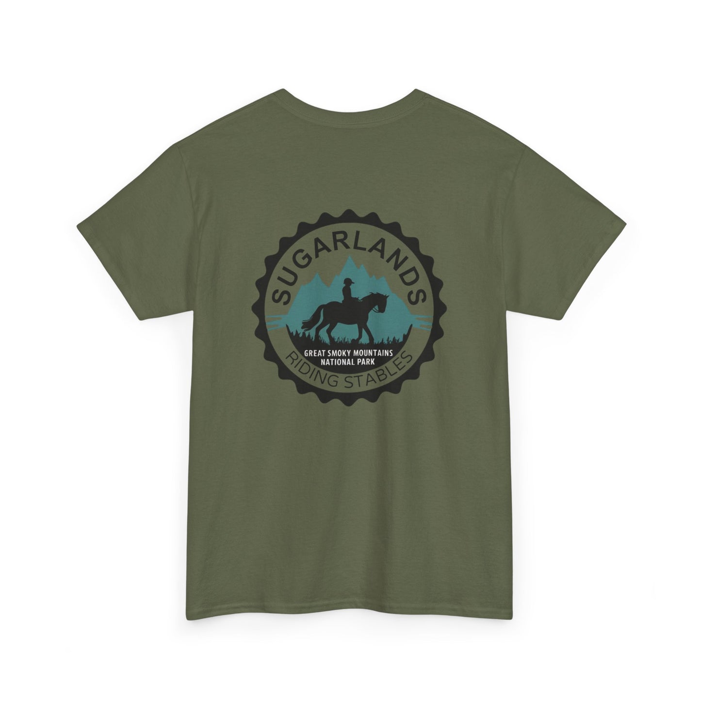 Sugarlands Riding Stables GSMNP Rider Unisex Heavy Cotton Tee