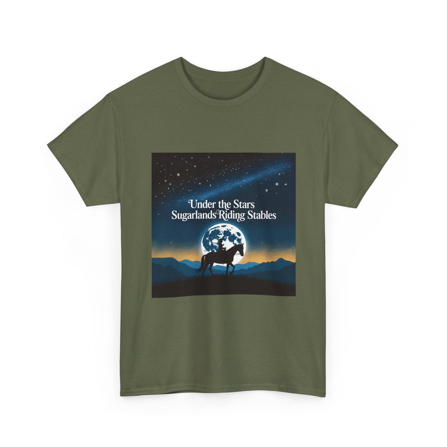 Under the Stars T-Shirt – Sugarlands Riding Stables Gatlinburg Smoky Mountains Horseback Tee