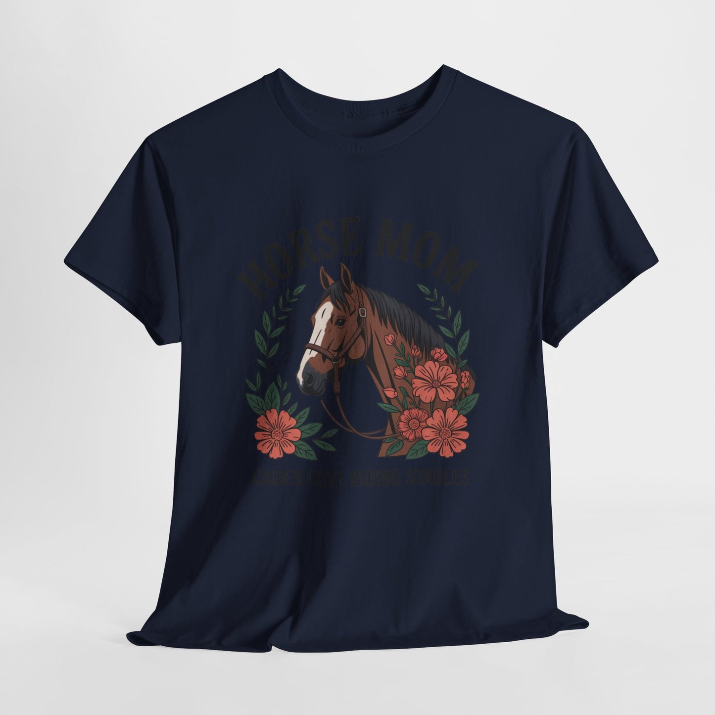 Horse Mom Cades Cove Riding Stables Shirt – Floral Horse Lover Smoky Mountains Tee
