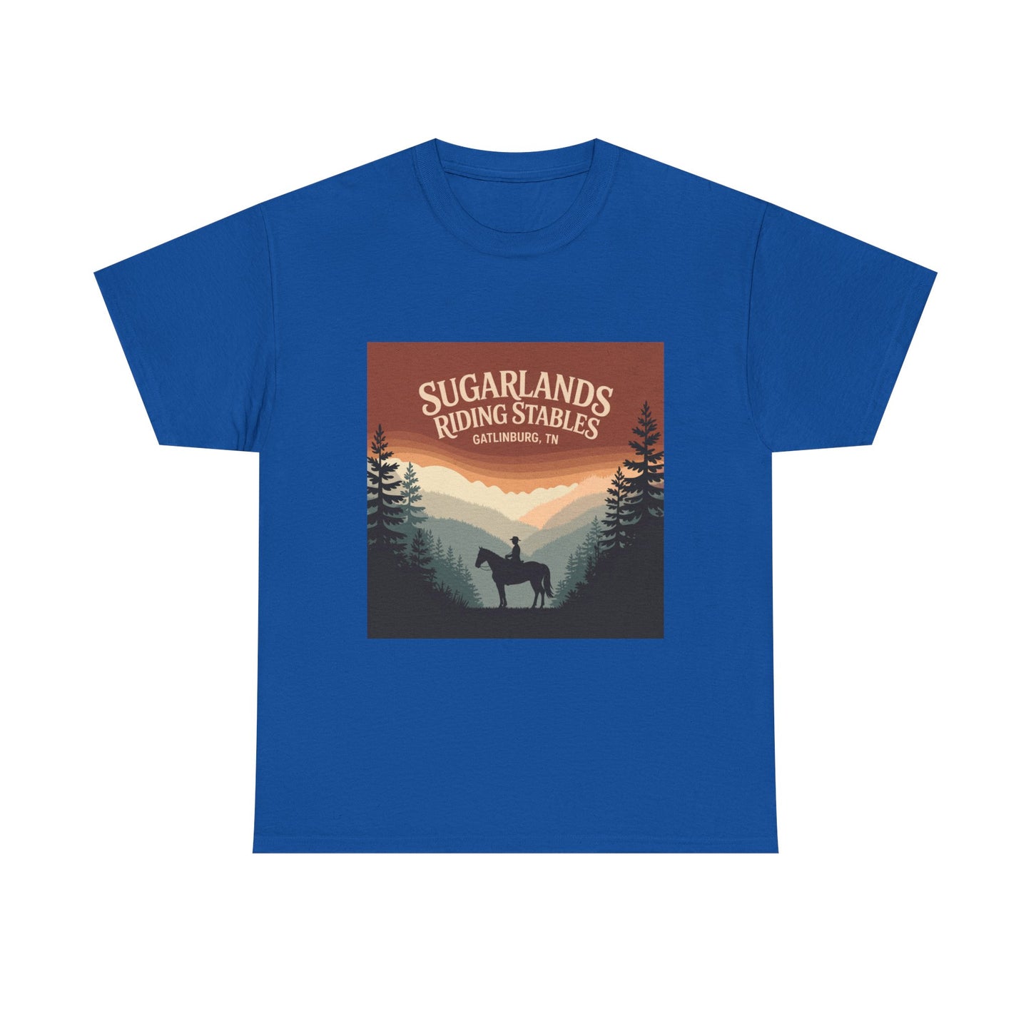 Sugarlands Riding Stables T-Shirt – Gatlinburg Tennessee Smoky Mountains Horseback Tee