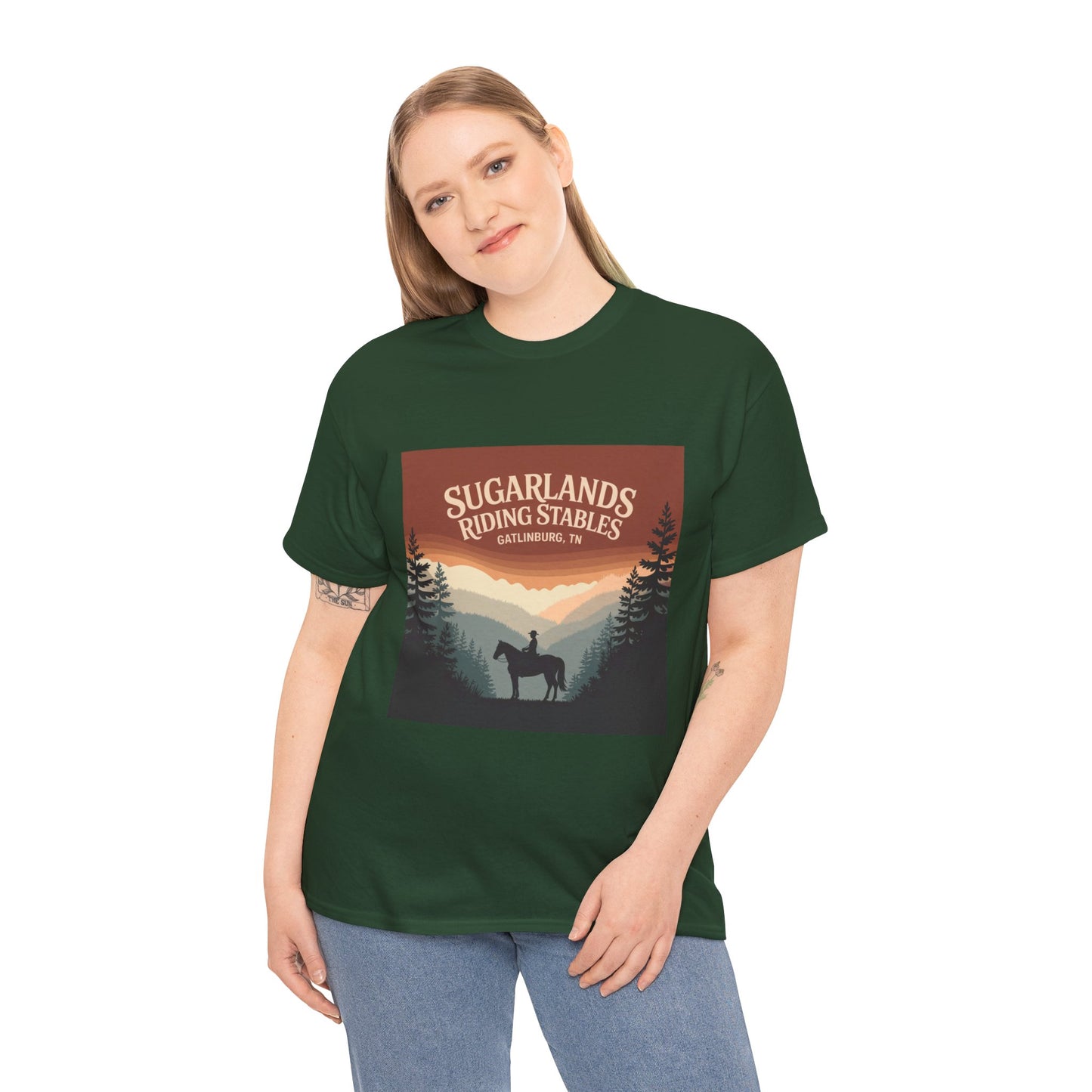 Sugarlands Riding Stables T-Shirt – Gatlinburg Tennessee Smoky Mountains Horseback Tee