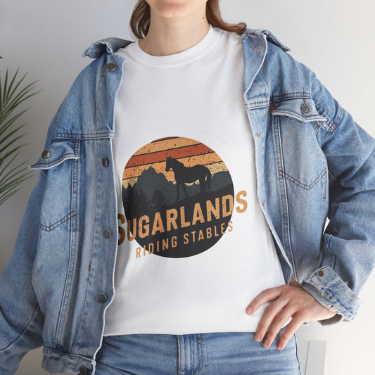 Sugarlands Riding Stables Mountain Horse Unisex Heavy Cotton Tee