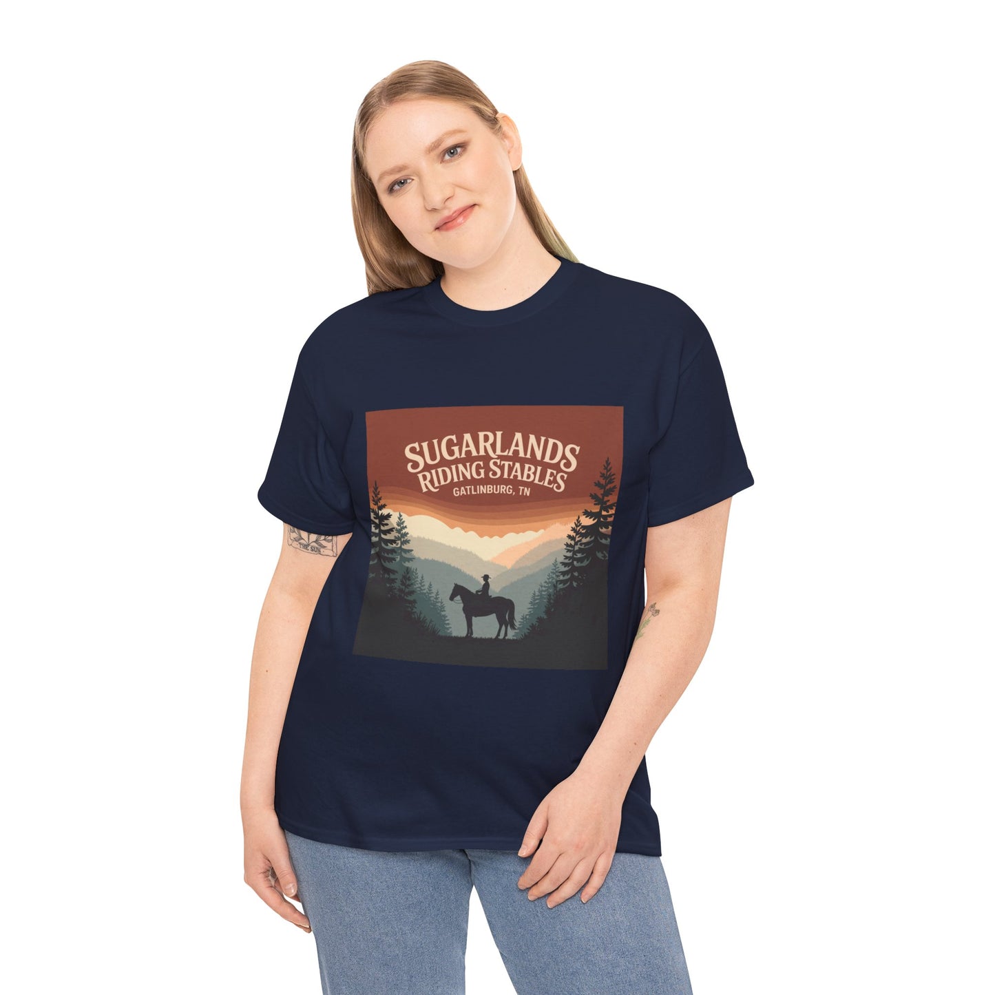 Sugarlands Riding Stables T-Shirt – Gatlinburg Tennessee Smoky Mountains Horseback Tee