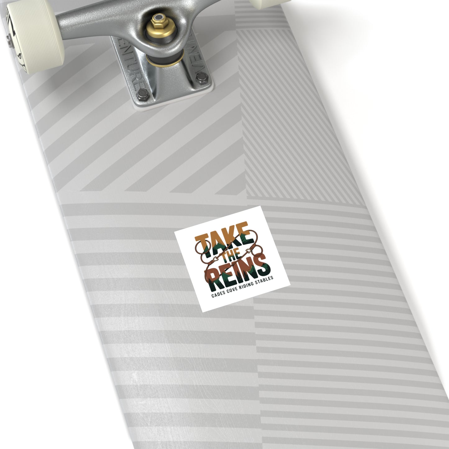 Take the Reins Sticker – Cades Cove Riding Stables Smoky Mountains Western Decal