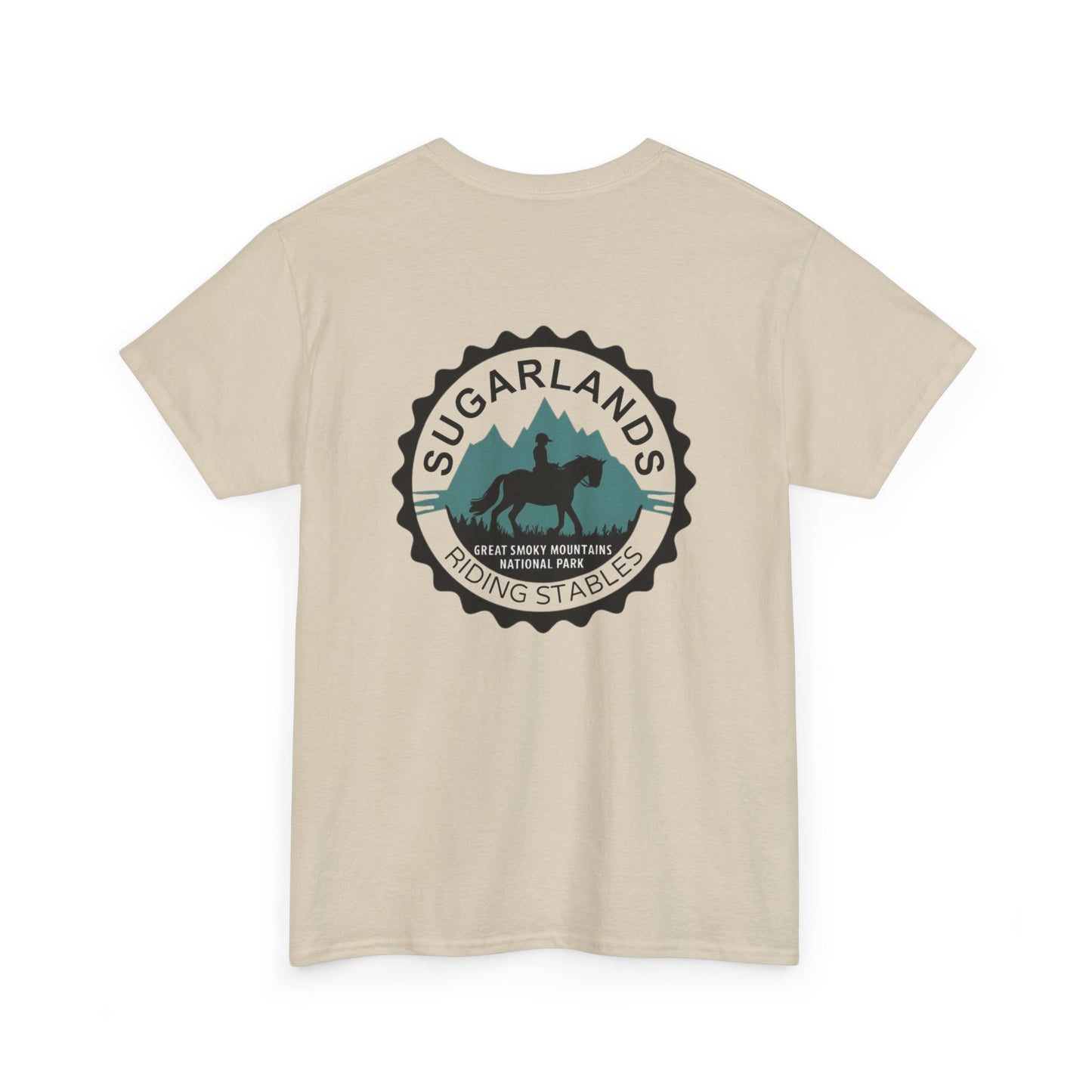 Sugarlands Riding Stables GSMNP Rider Unisex Heavy Cotton Tee