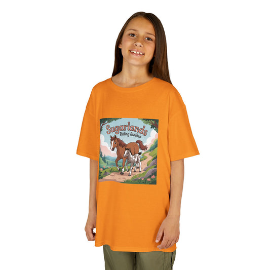 Sugarlands Riding Stables Mama and Baby Horse Kids Heavy Cotton™ Tee