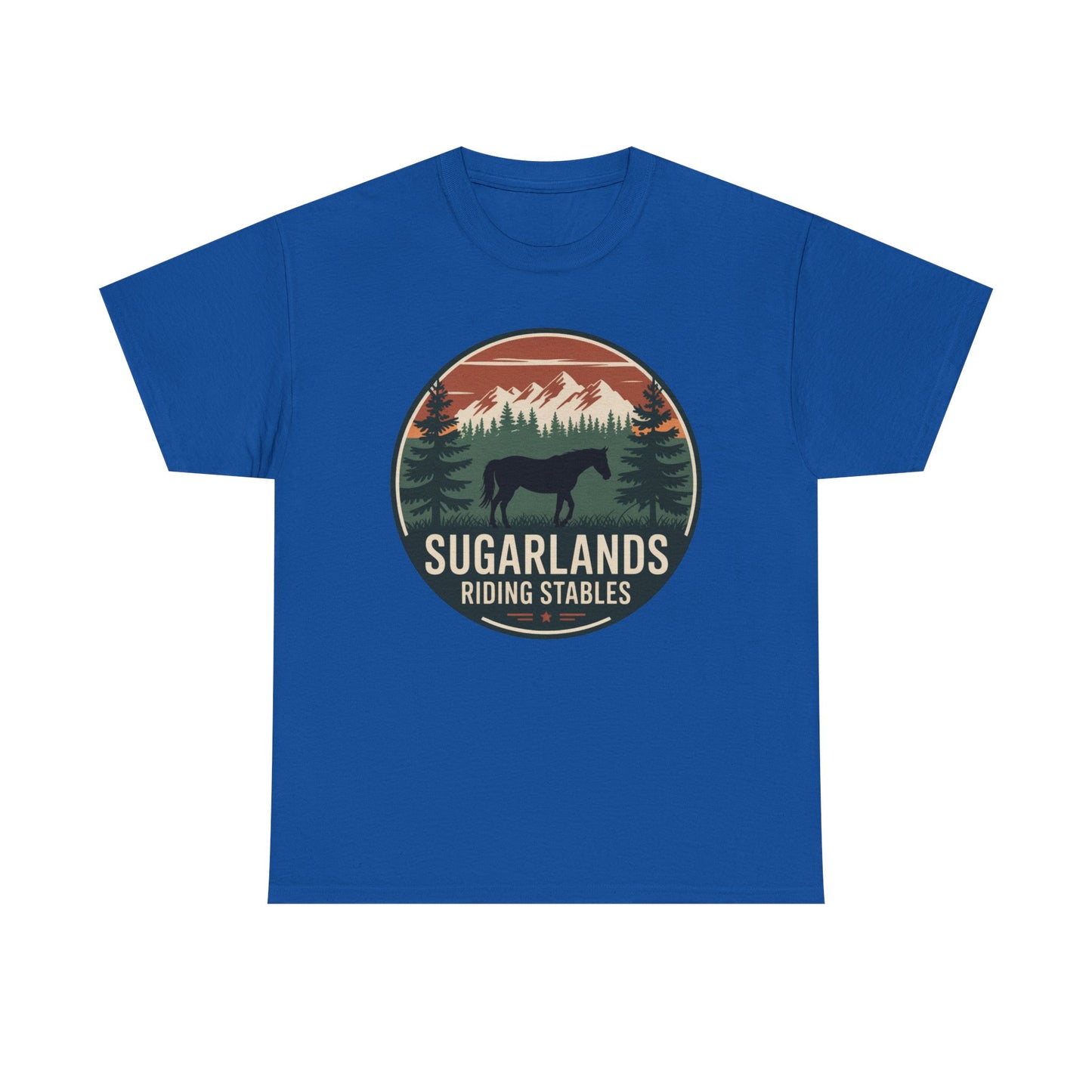 Sugarlands Riding Stables Mountain Horse Shirt – Great Smoky Mountains Trail Riding Tee