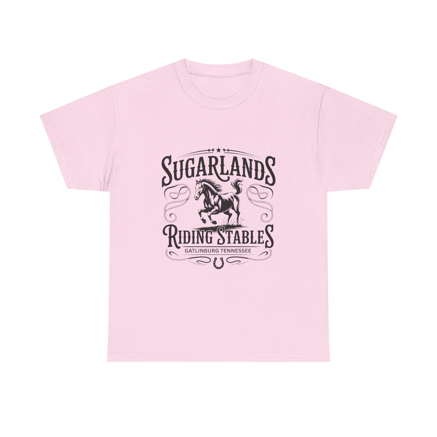Sugarlands Riding Stables T-Shirt – Western Horse Design Gatlinburg Tennessee