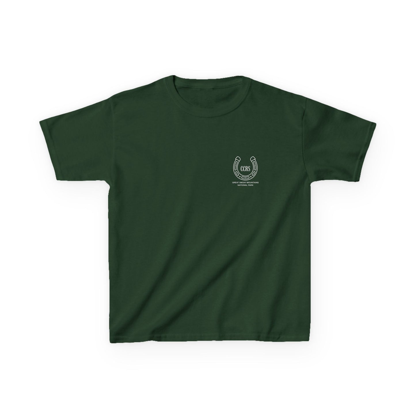 Cades Cove Riding Stables Retro Sunset Kids Heavy Cotton™ Tee