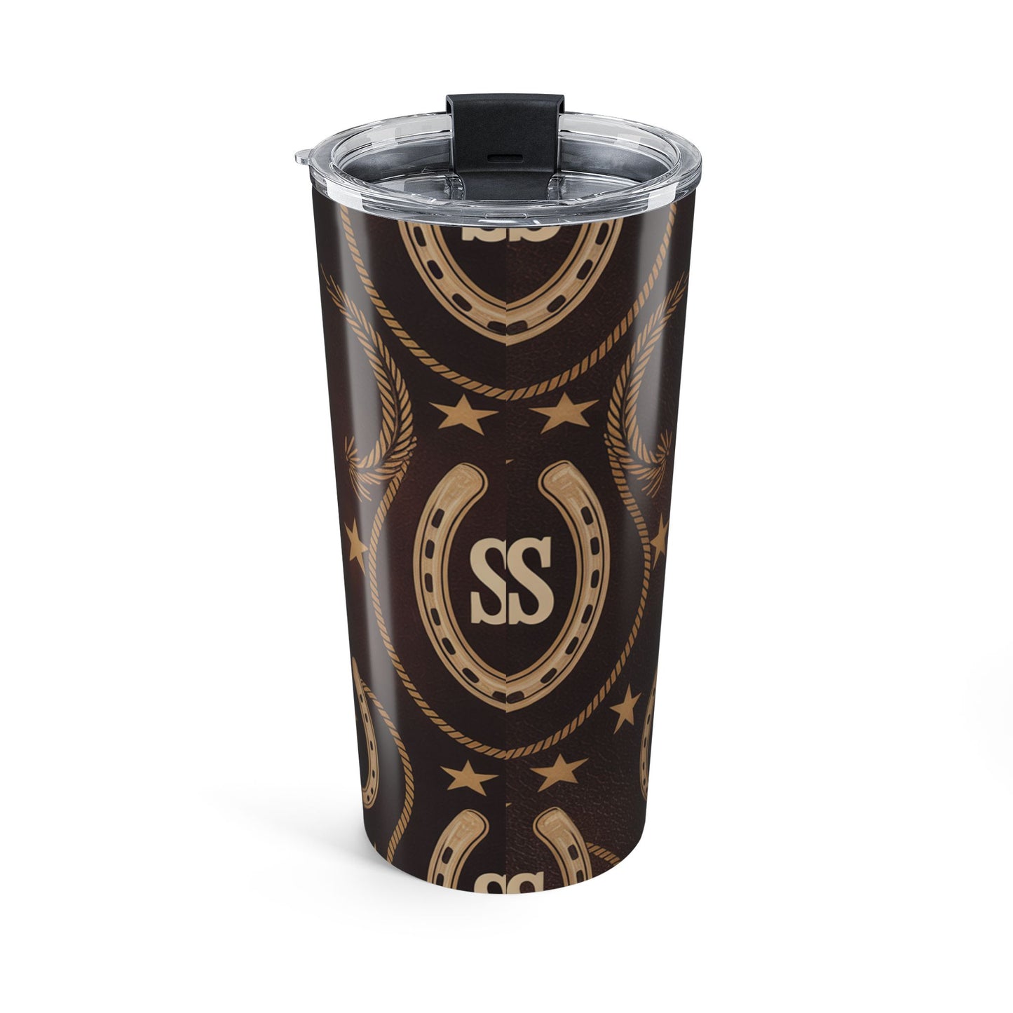 SRS Western Emblem – Sugarlands Riding Stables Tumbler Design 20oz