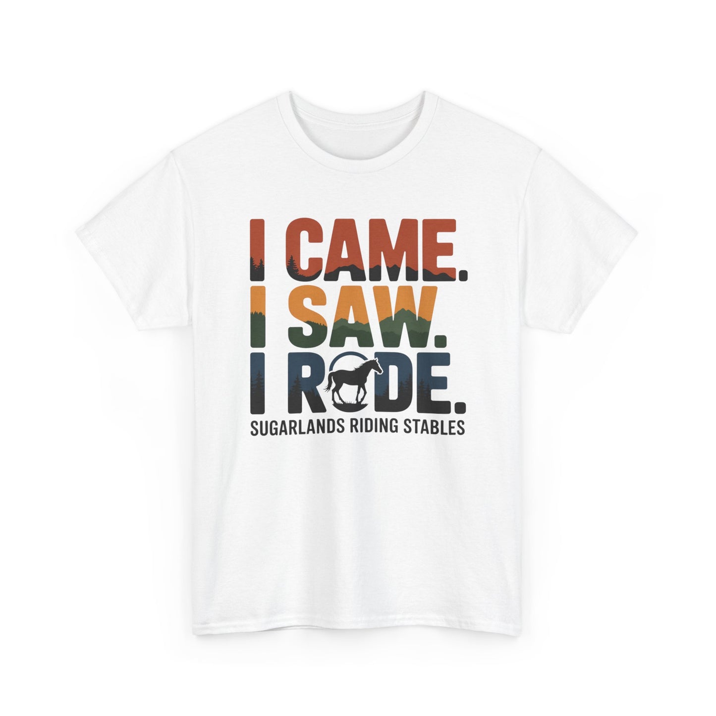 I Came. I Saw. I Rode. Horseback Riding T‑Shirt
