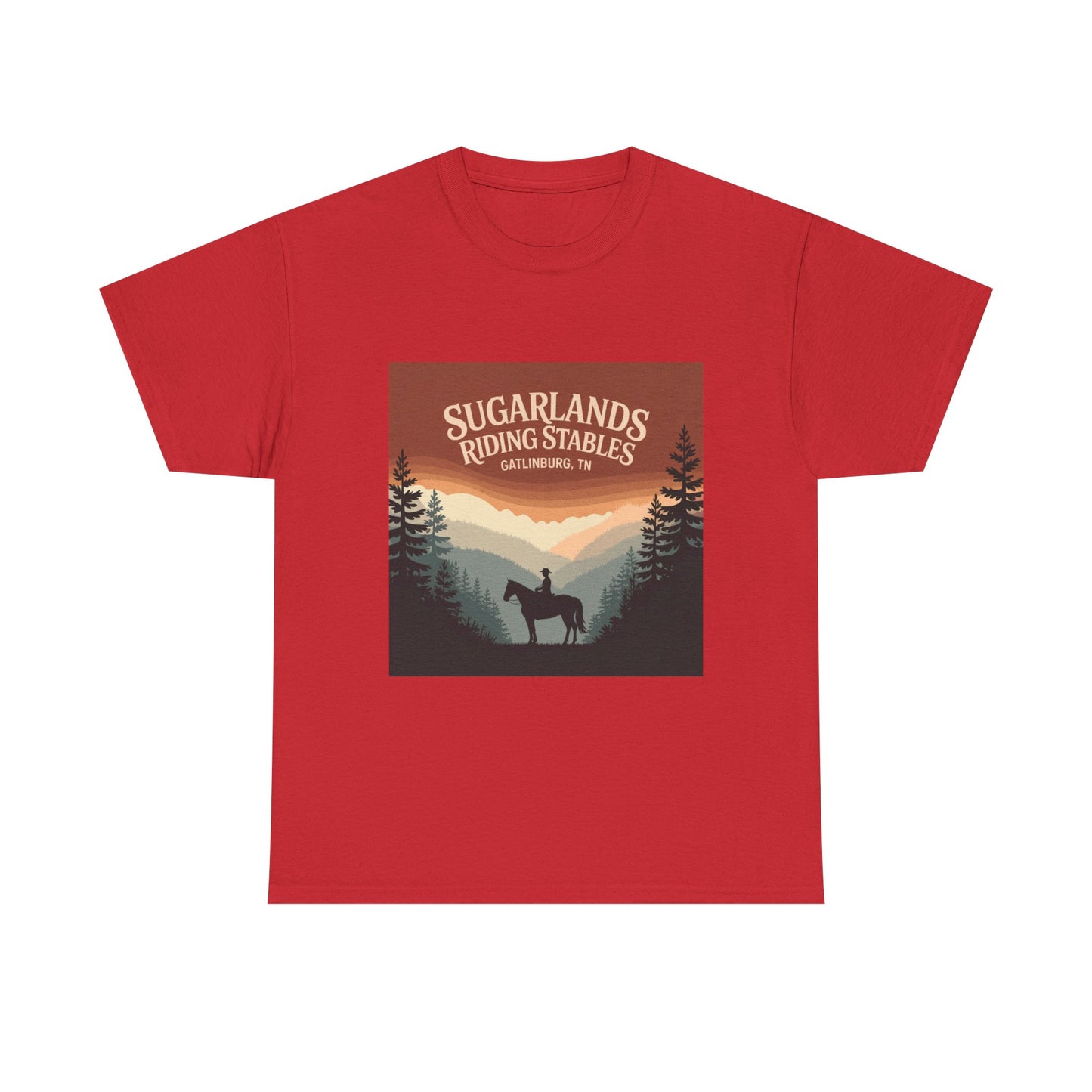Sugarlands Riding Stables T-Shirt – Gatlinburg Tennessee Smoky Mountains Horseback Tee
